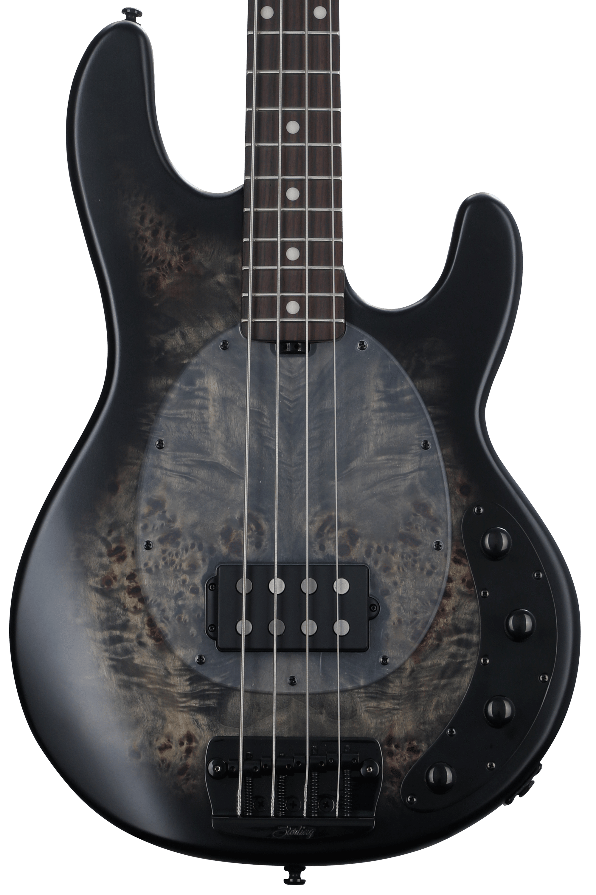 Sterling By Music Man StingRay RAY34PB Bass Guitar - Trans 