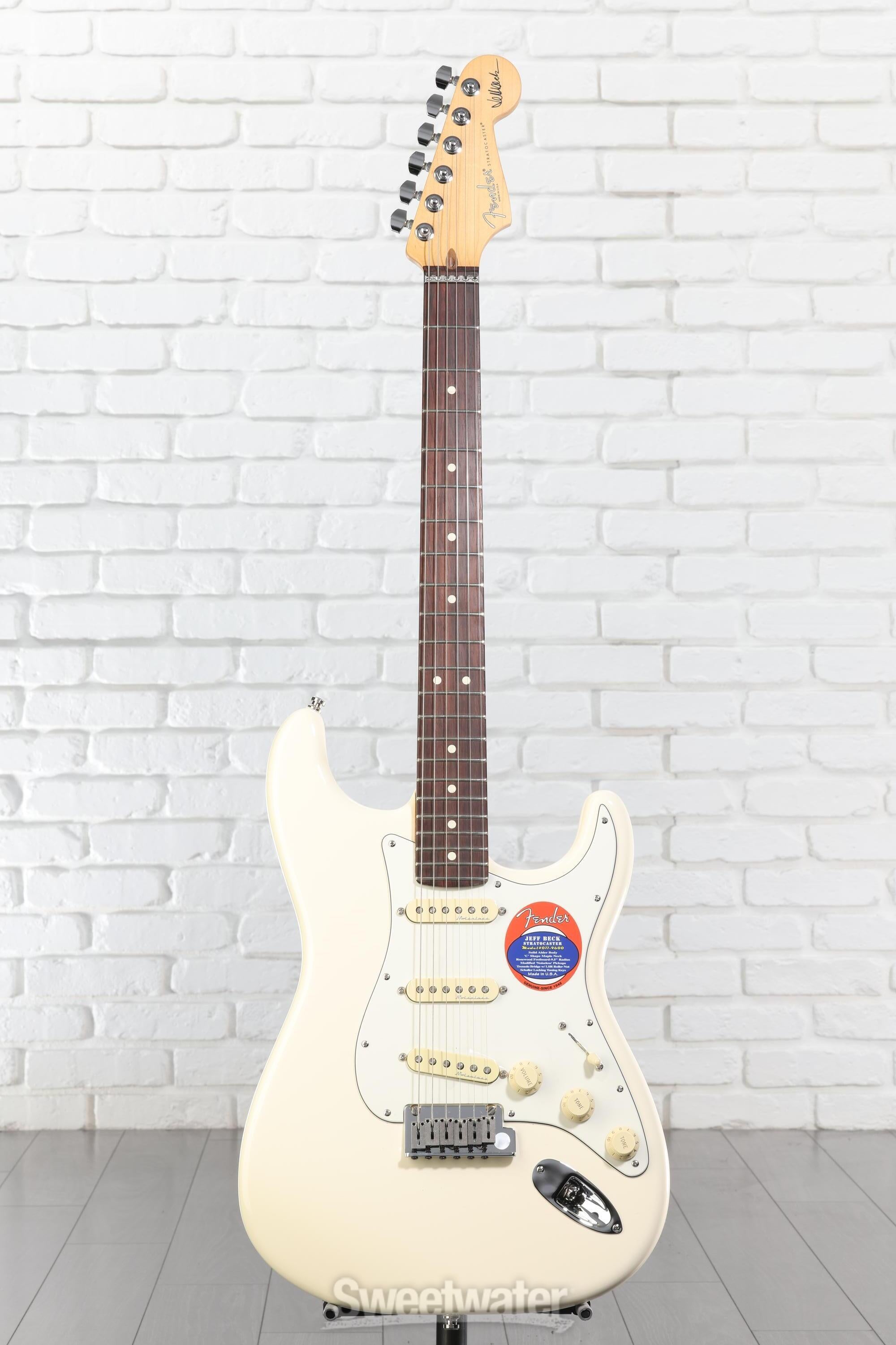 Fender Jeff Beck Stratocaster - Olympic White with Rosewood