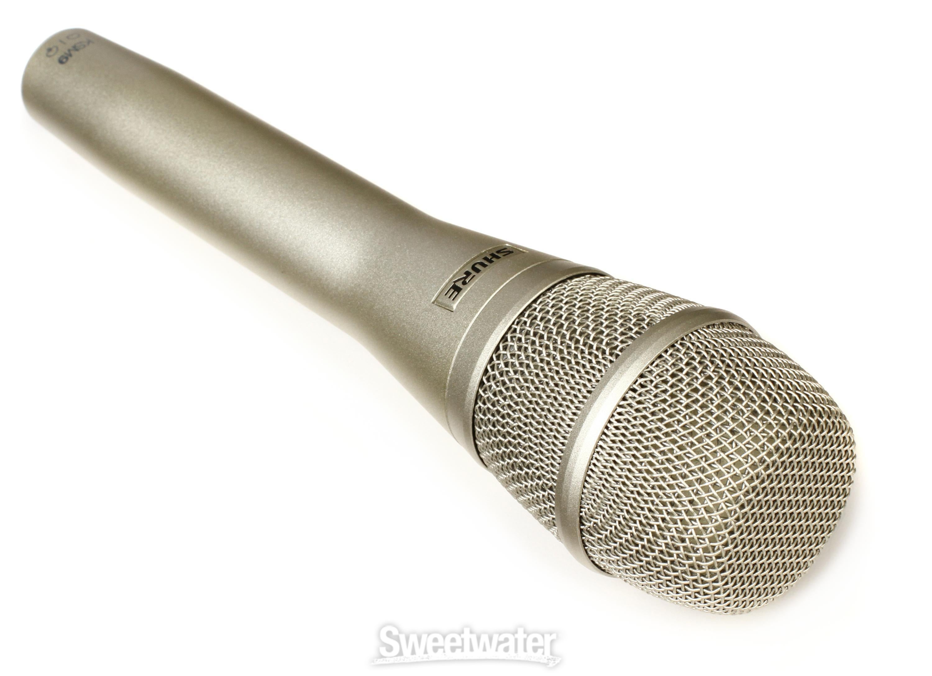 Shure KSM9 Dual-pattern Condenser Handheld Vocal Microphone - Champagne |  Sweetwater