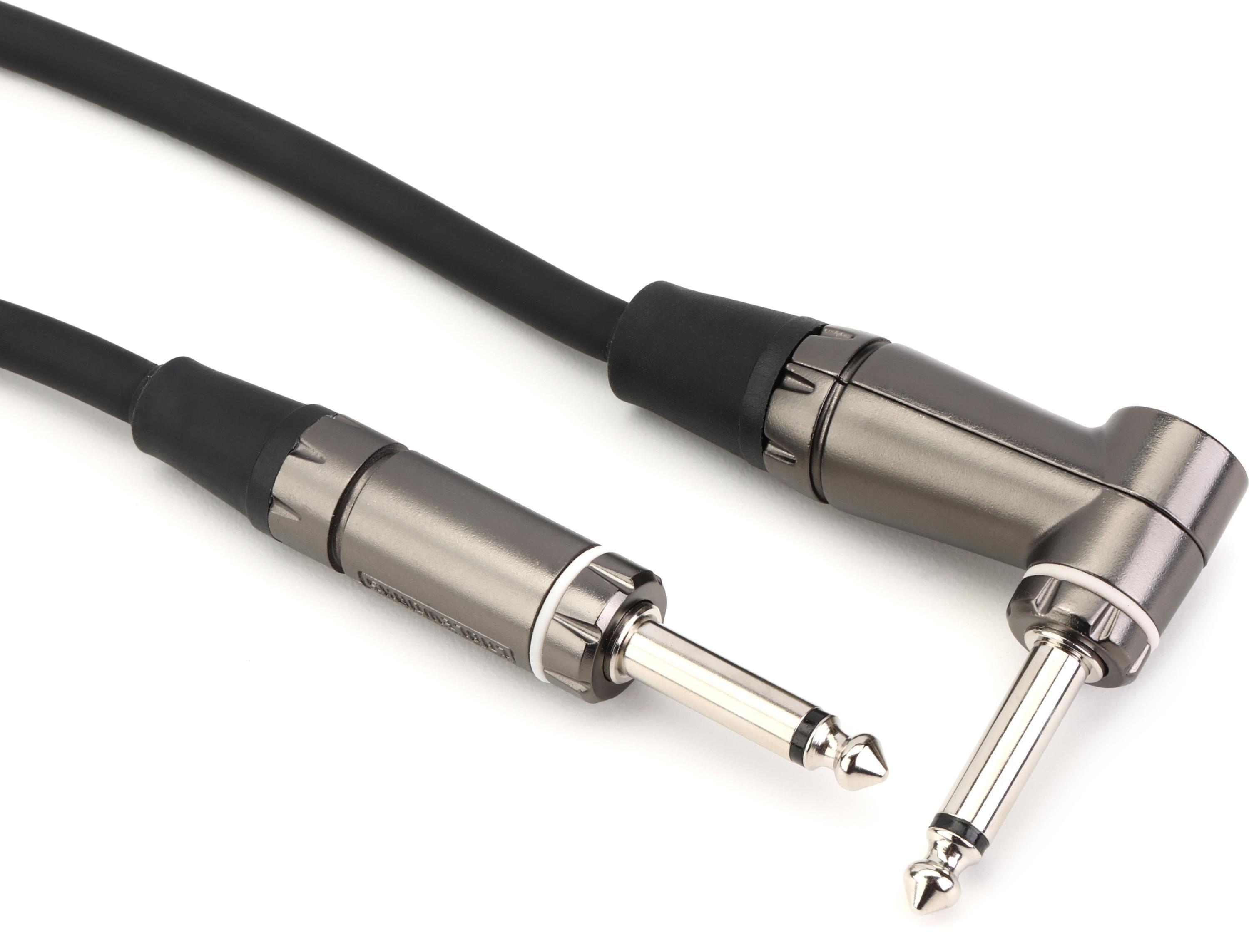 Product Image - Gator Cableworks Composer Series 1/4-inch TS Male Straight to Right-angle Instrument Cable - 30 foot