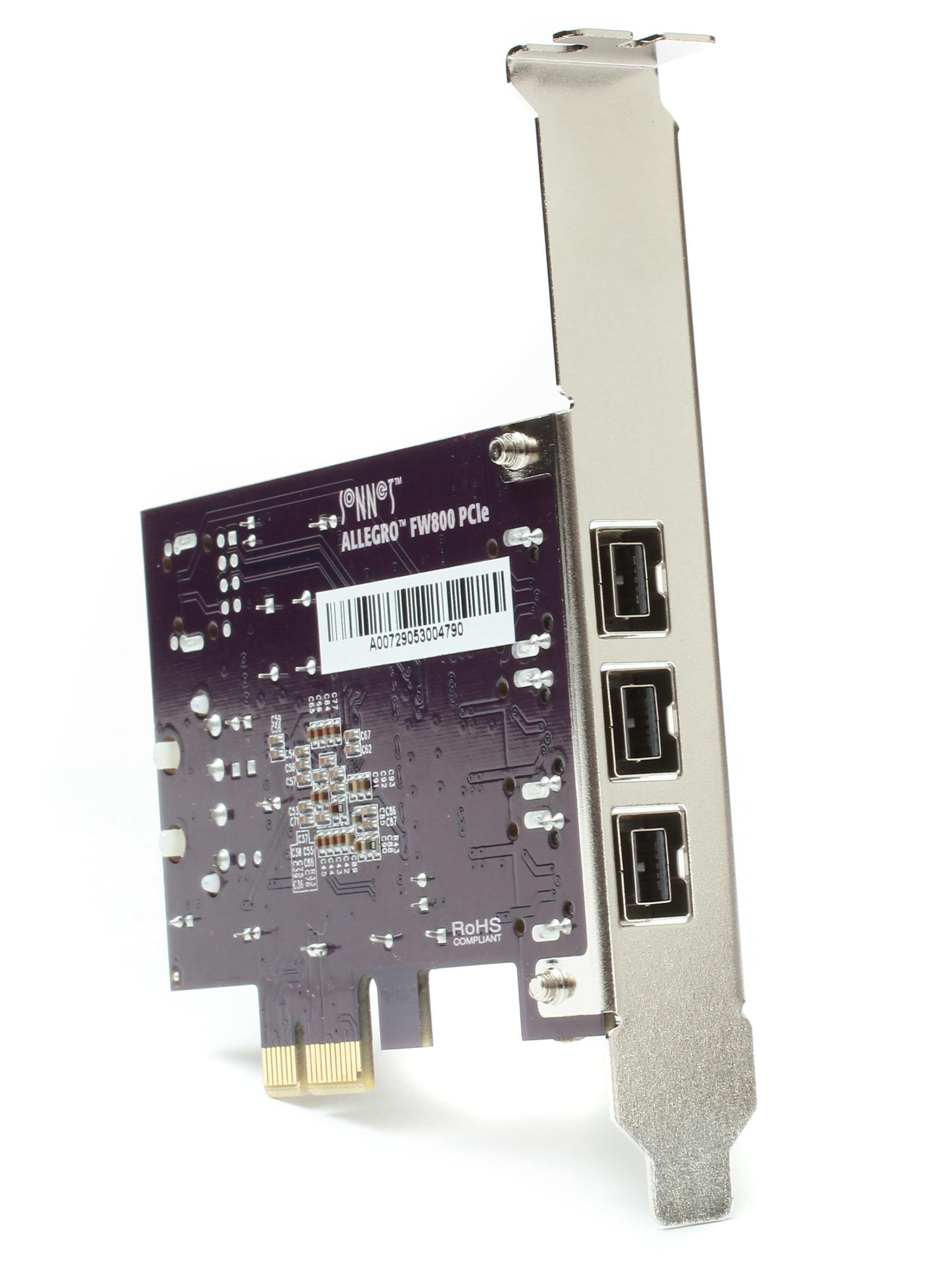 Sonnet Technologies 3-port FireWire 800 PCIe Card Adapter