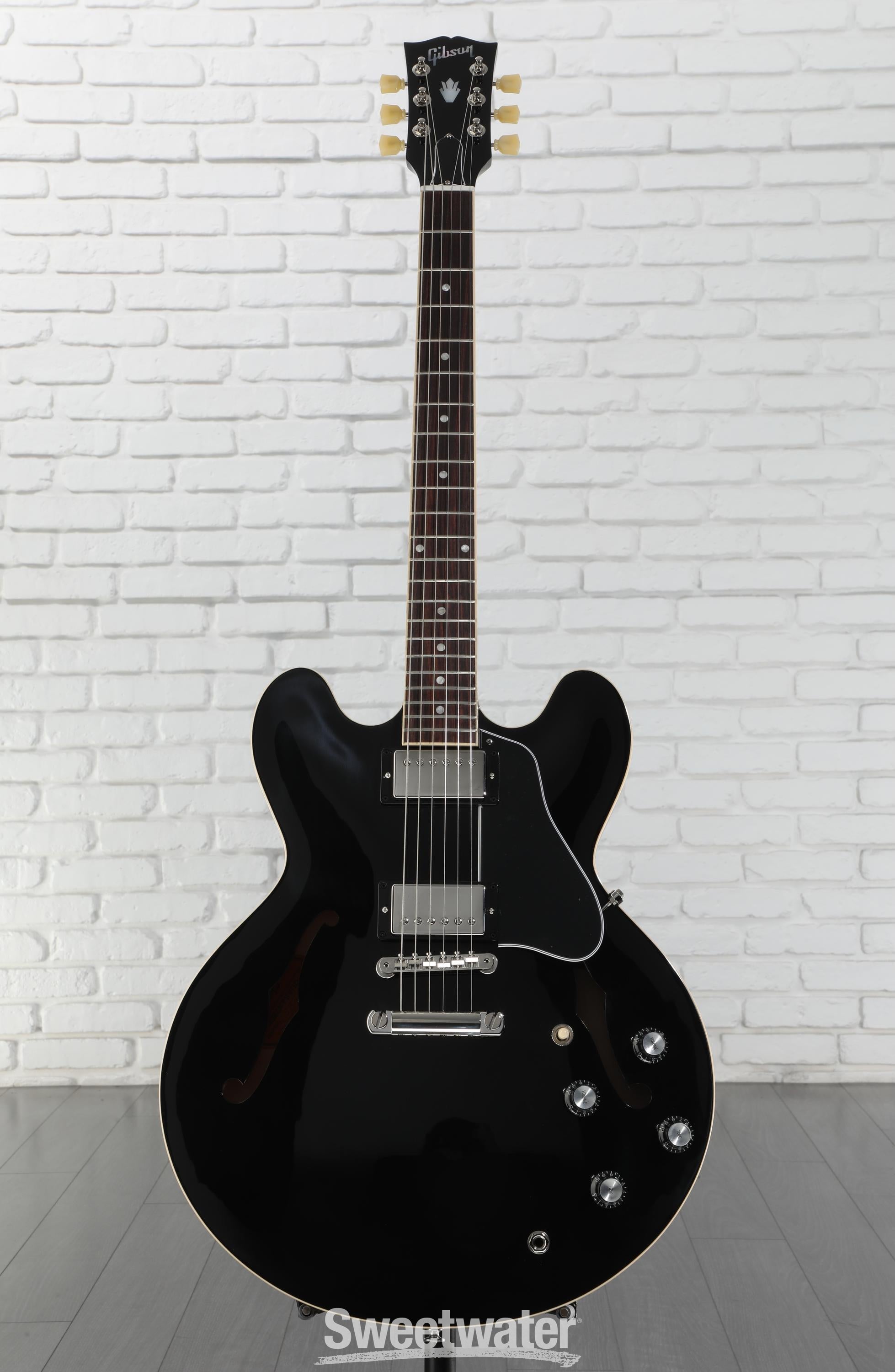Gibson ES-335 2008年製 ギブソン ブラック BLACK Gibson ES-335 Satin - Translucent Black | Sweetwater