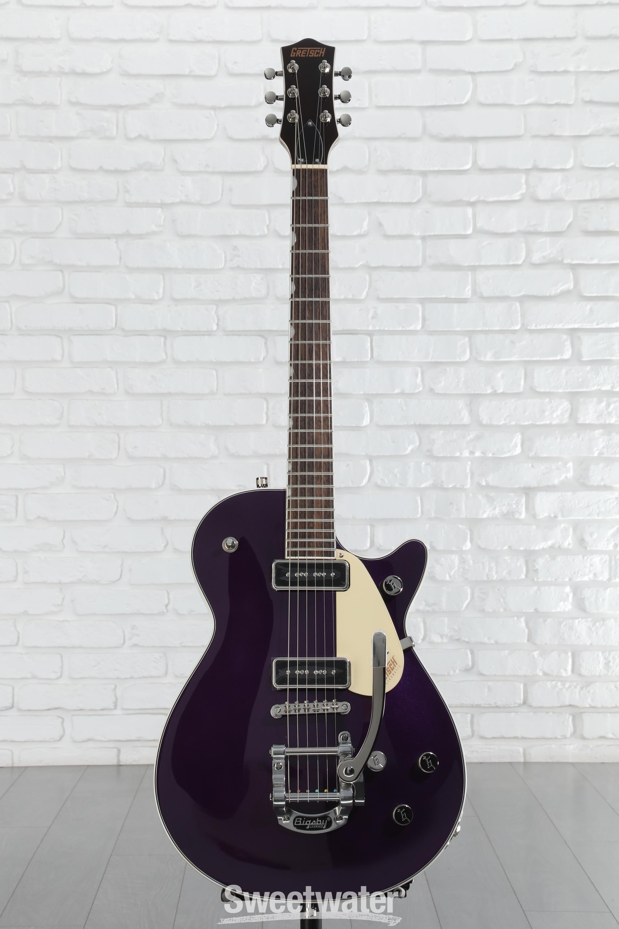 ギター electromatic junior jet P90 GRETSCH Gretsch G5210T-P90 Electromatic Jet Two 90 - Amethyst