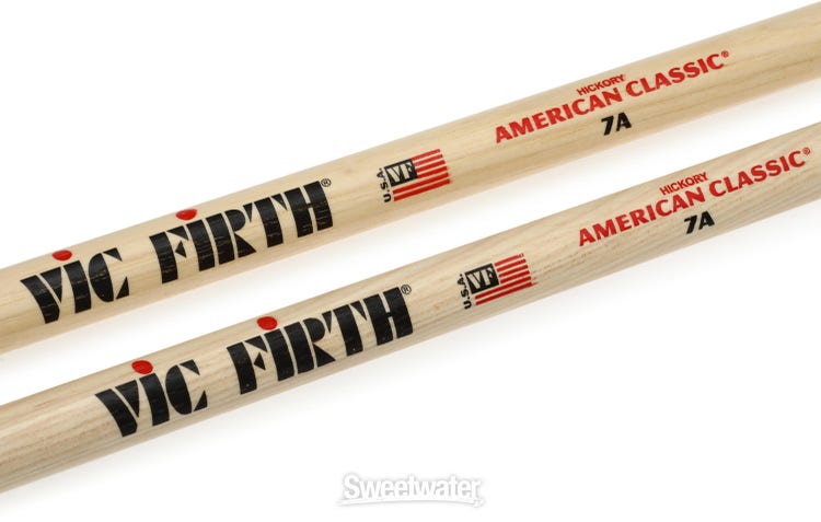 Baguettes Batterie Vic Firth American Classic 7A Nylon Vic Grip