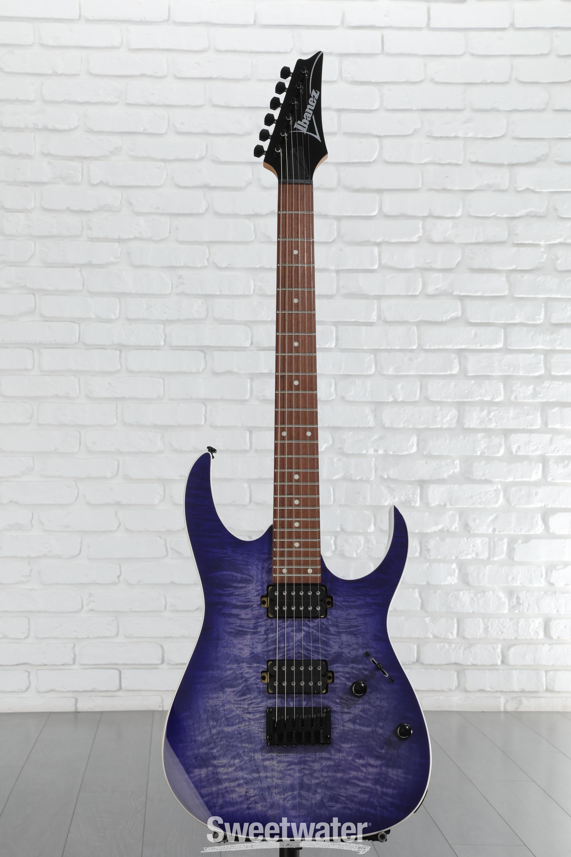 Ibanez RG421QM アイバニーズ Amazon.com: Ibanez RG421QM Electric Guitar - Cerulean Blue