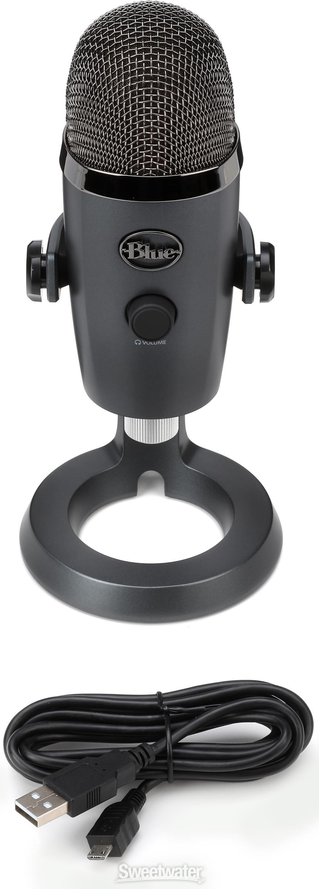 Blue Microphones Yeti Nano USB Condenser Microphone - Shadow Gray