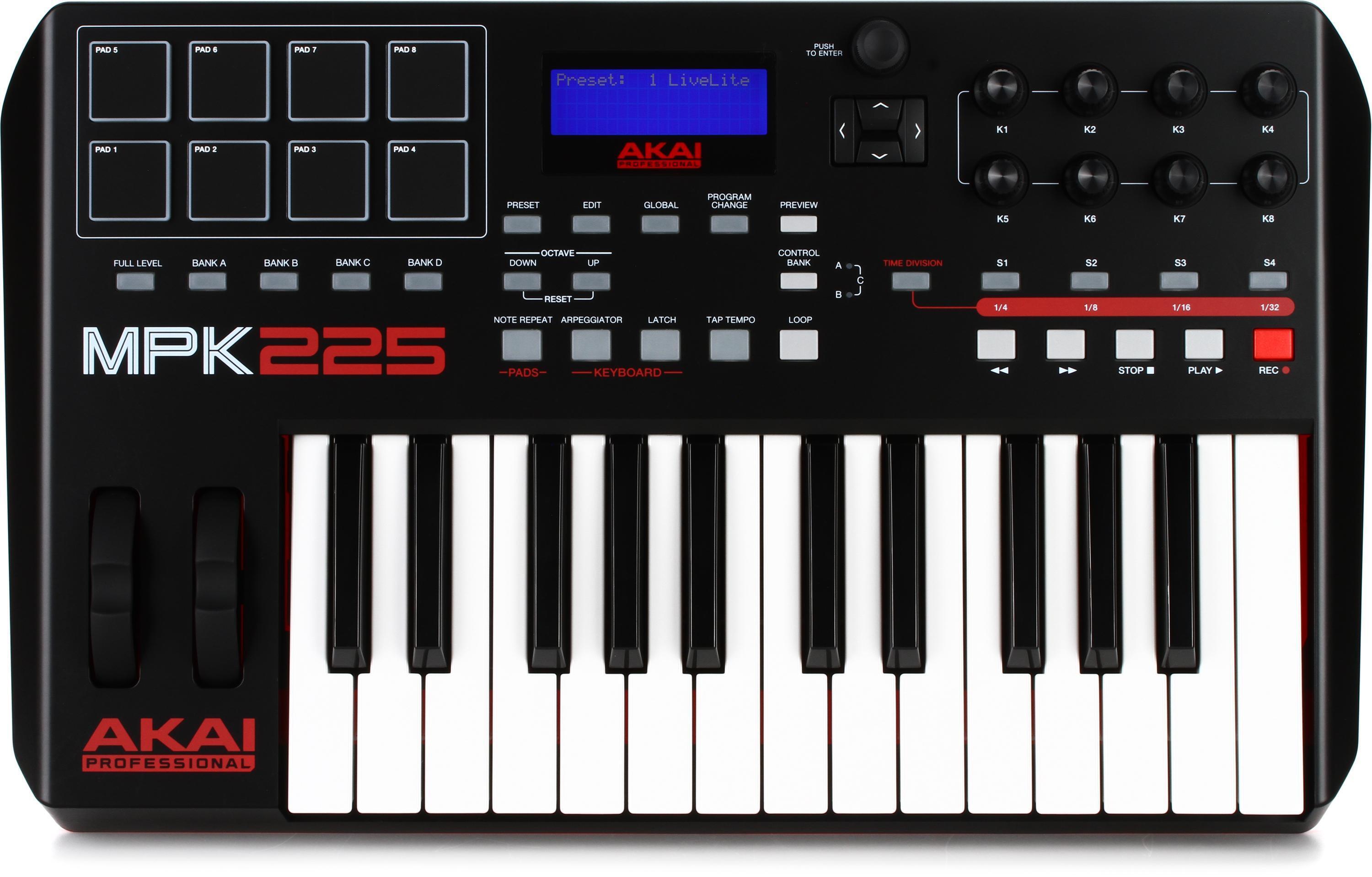 Akai Professional MPK225 25-key Keyboard Controller | Sweetwater