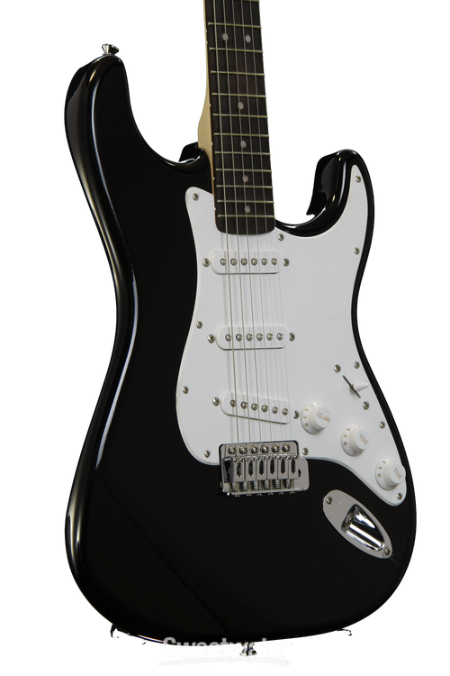 Squier Bullet Strat - Black | Sweetwater Squier Bullet Strat - Black | Sweetwater