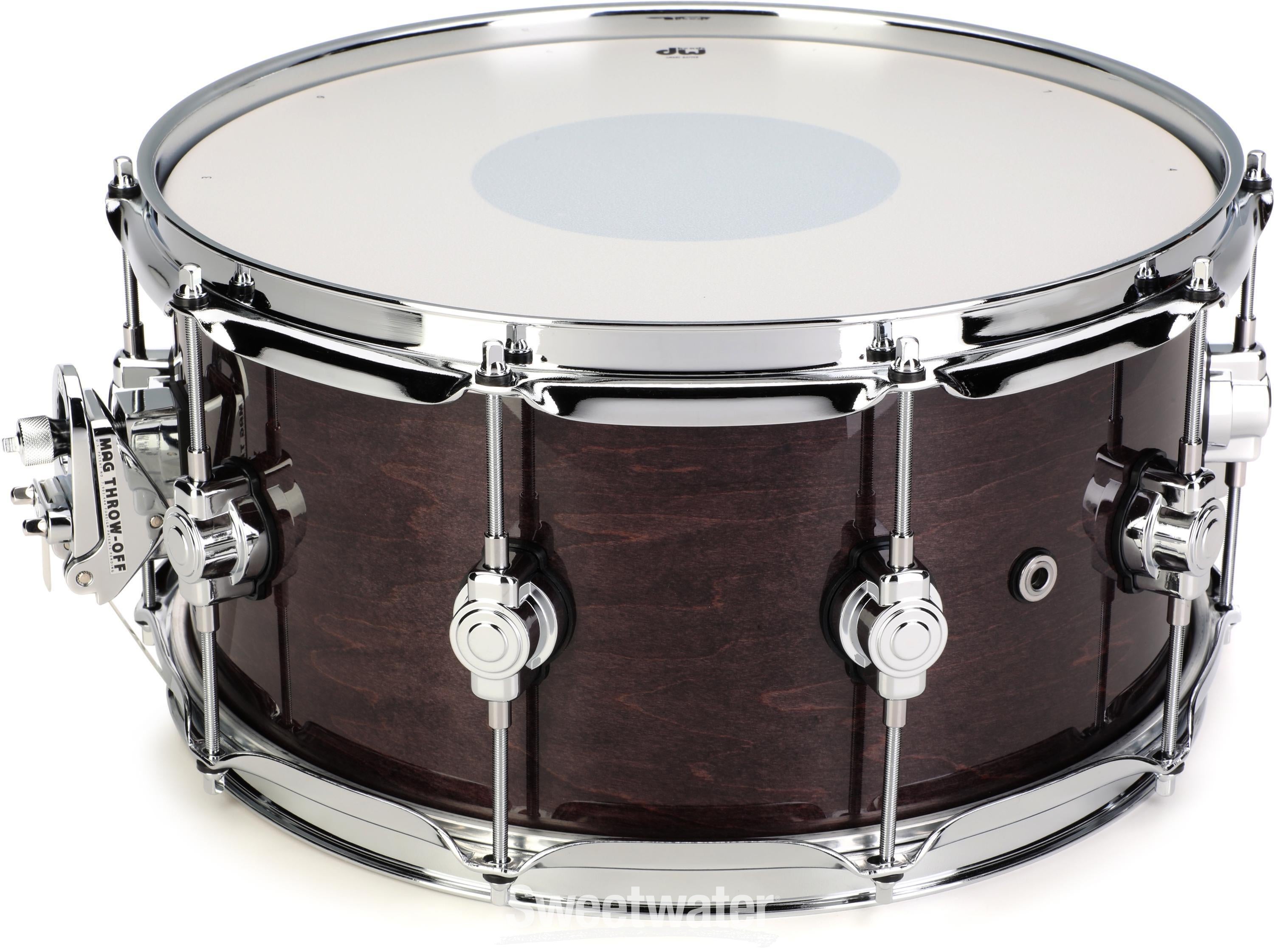 DW Performance Series Snare Drum - 6.5 x 14 inch - Ebony Stain