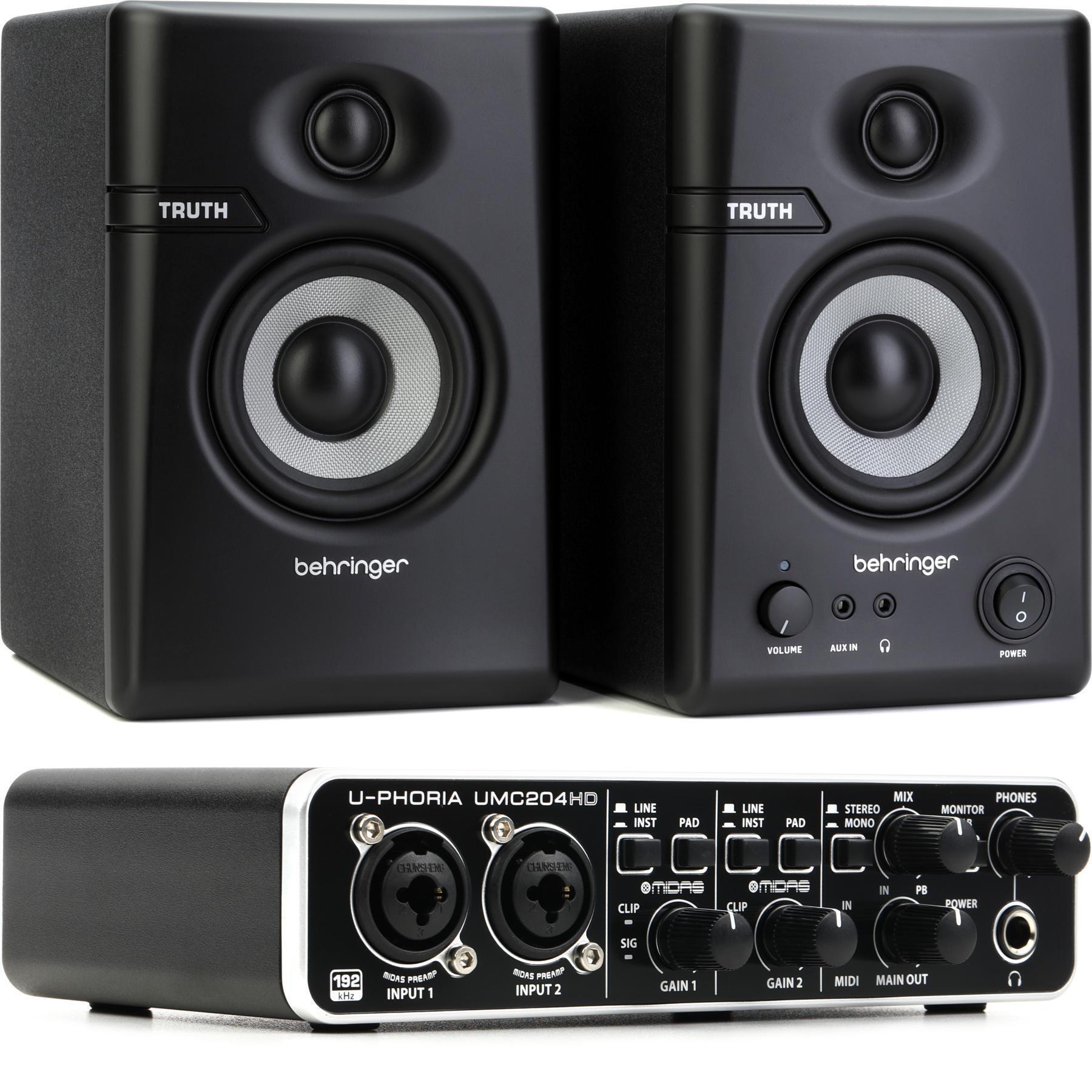 Behringer U-PHORIA UMC204HD 本体のみ Behringer U-Phoria UMC204HD – United States