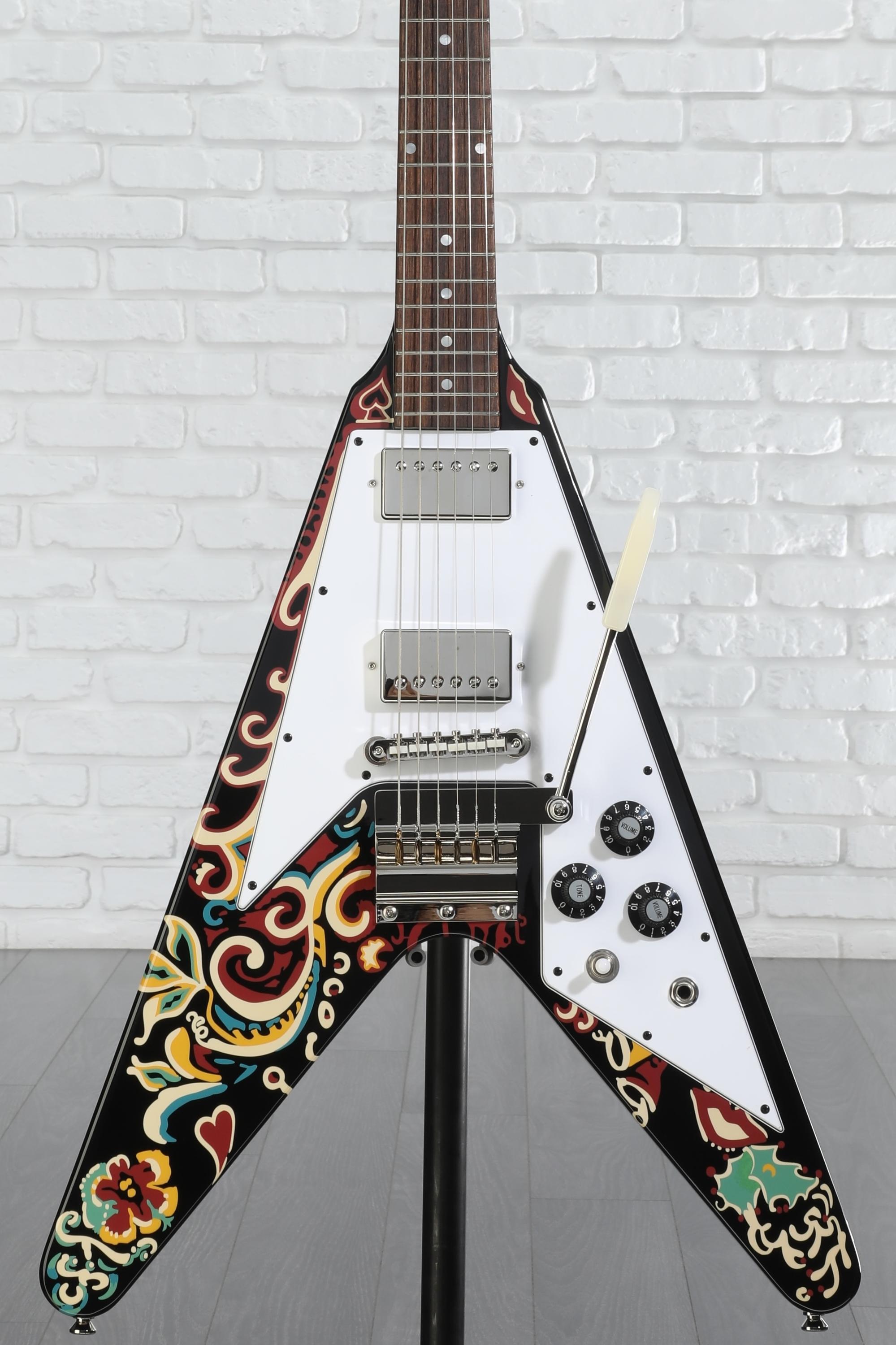 ギター Epiphone Jimi Hendrix Love Drops FlyingV Epiphone Jimi Hendrix Signature 