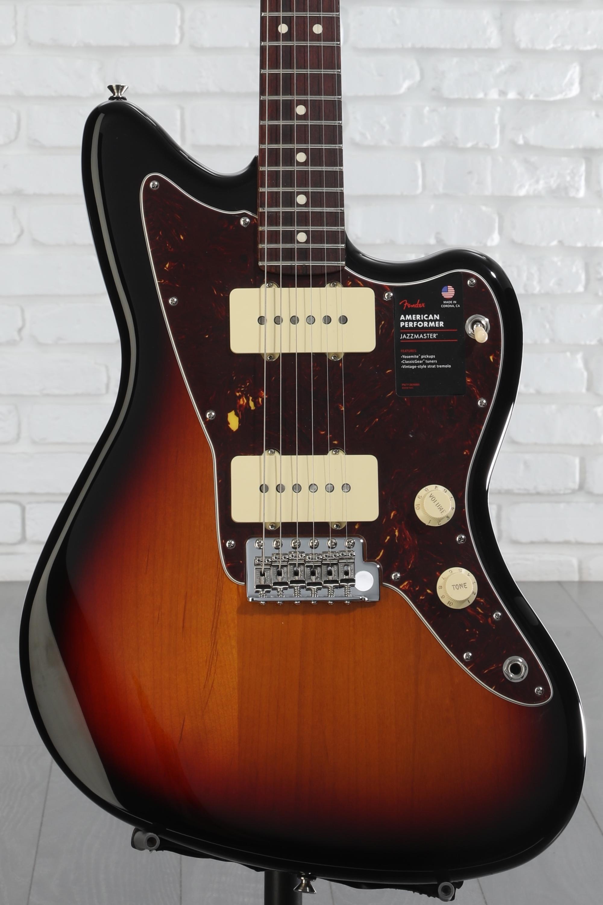 ギター Fender American Performer Jazzmaster Fender American Performer Jazzmaster, Rosewood Neck - 3 Tone