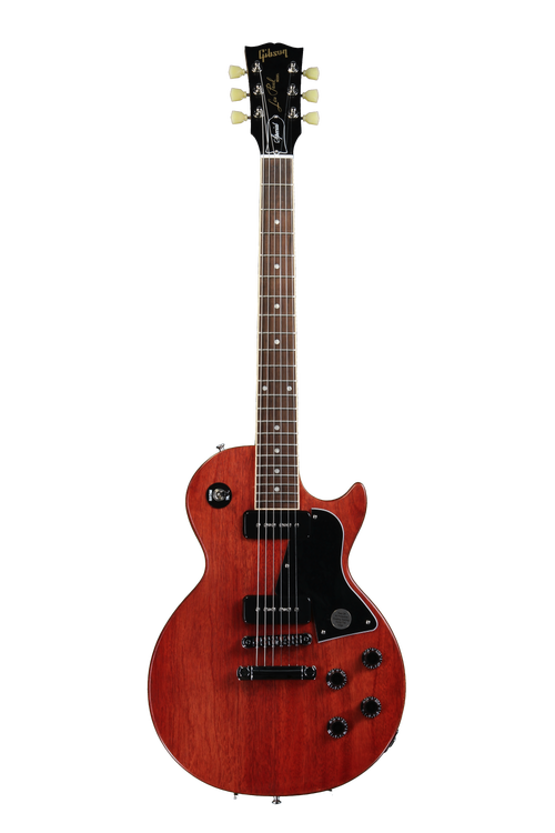 Gibson Les Paul Junior Special P-90 - Satin Cherry | Sweetwater Gibson Les Paul Junior Special P-90 - Satin Cherry | Sweetwater
