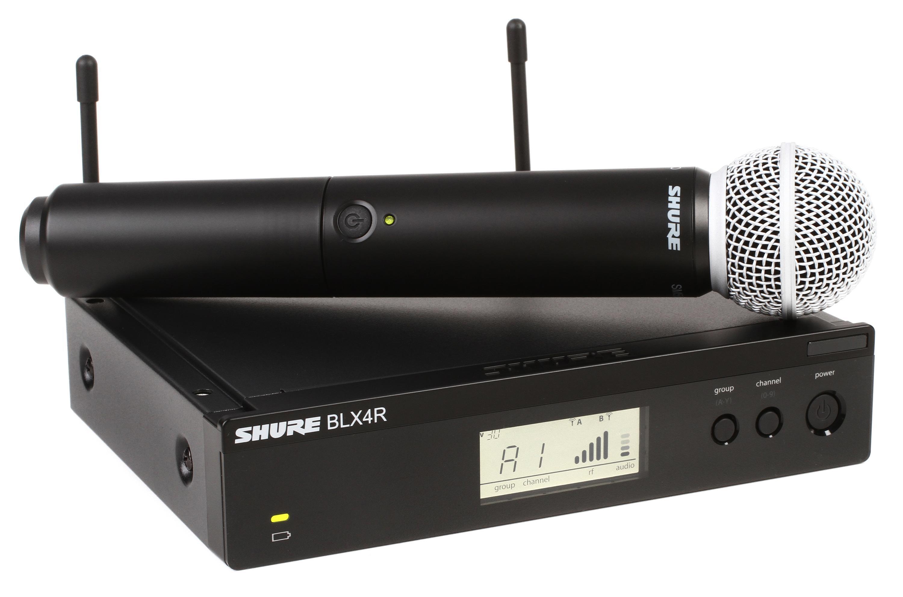 Shure BLX24R/SM58 Wireless Handheld Microphone System - H11 Band