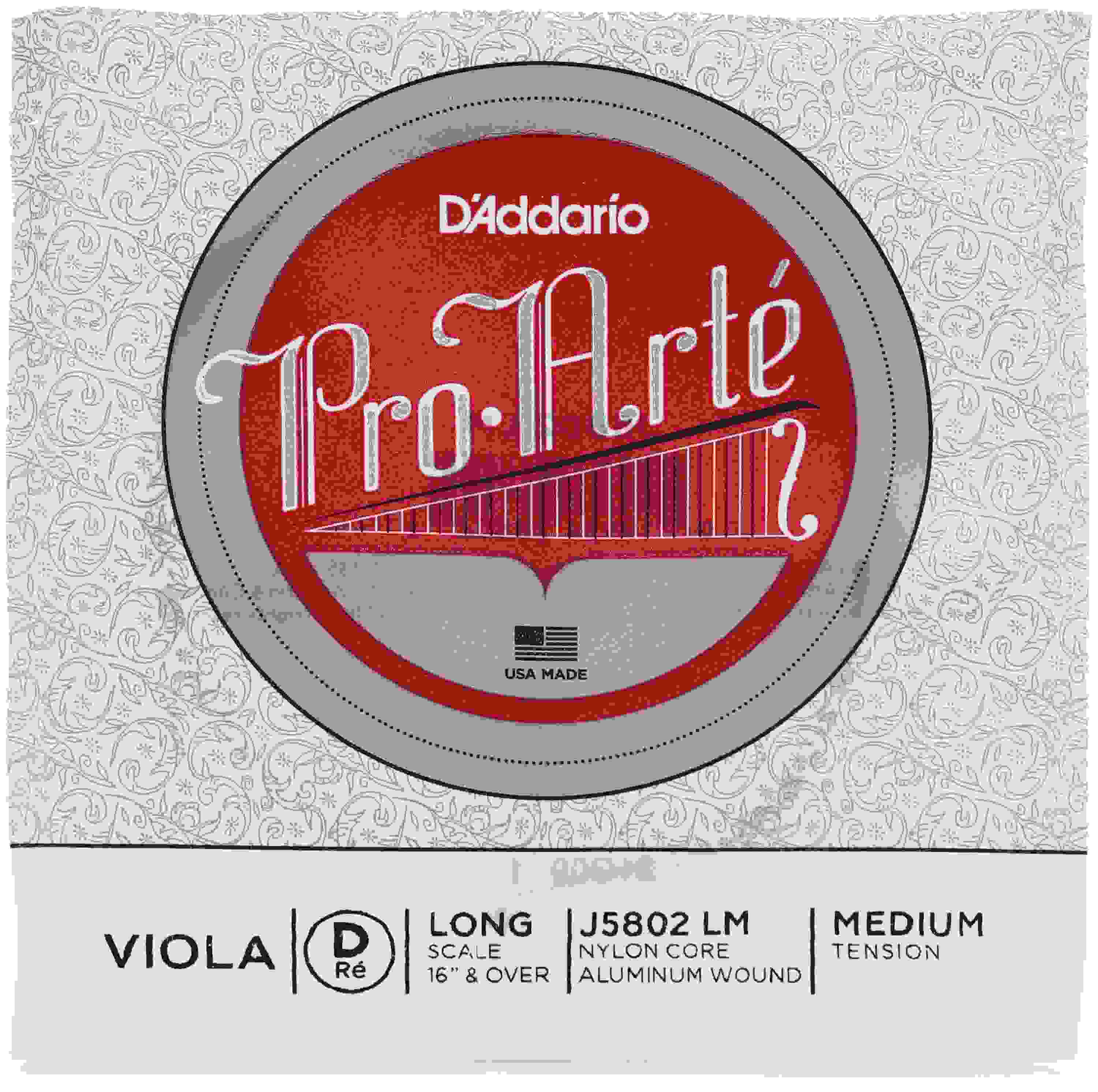 Corde Per Viola D'Addario Pro-Arte - Long Scale, Tensione Media, Anima In Nylon Per Suono Caldo E Stabile - Foto 7