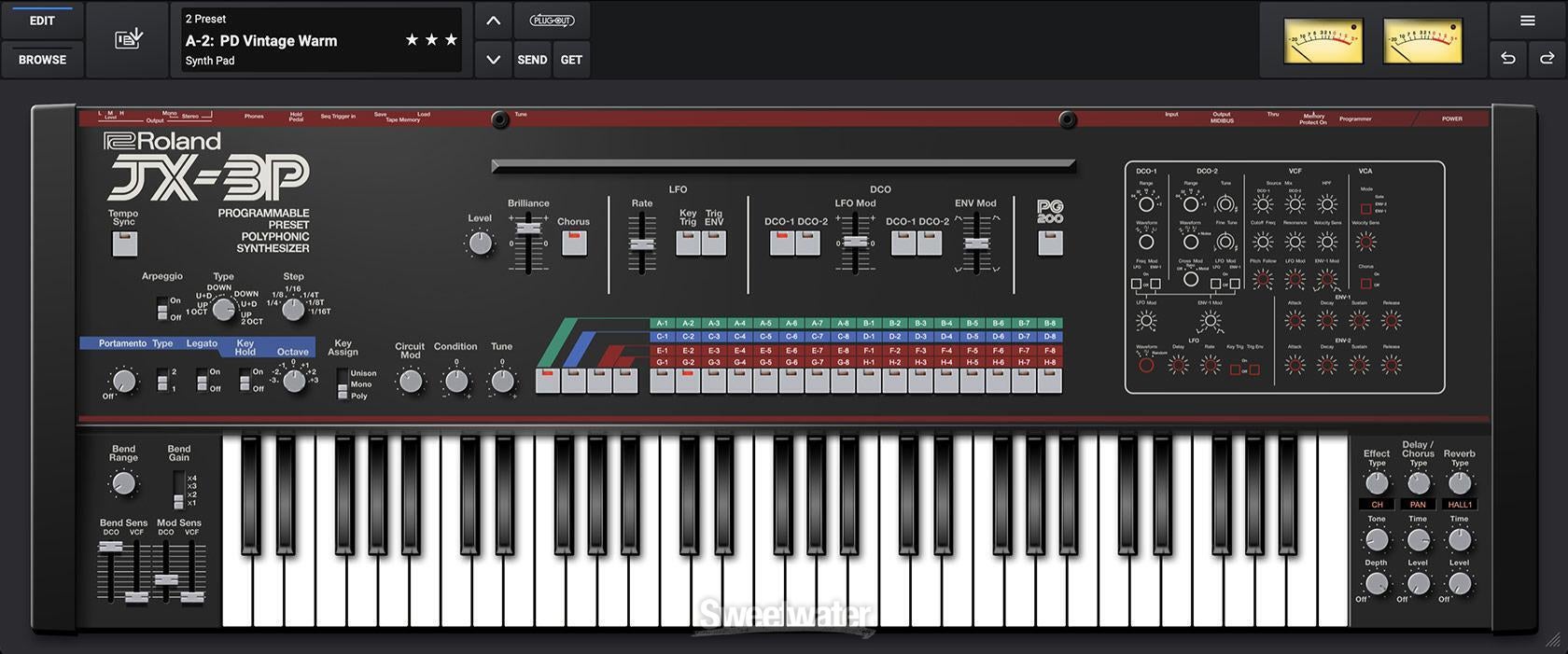 Roland JX-3P Synthesizer Software