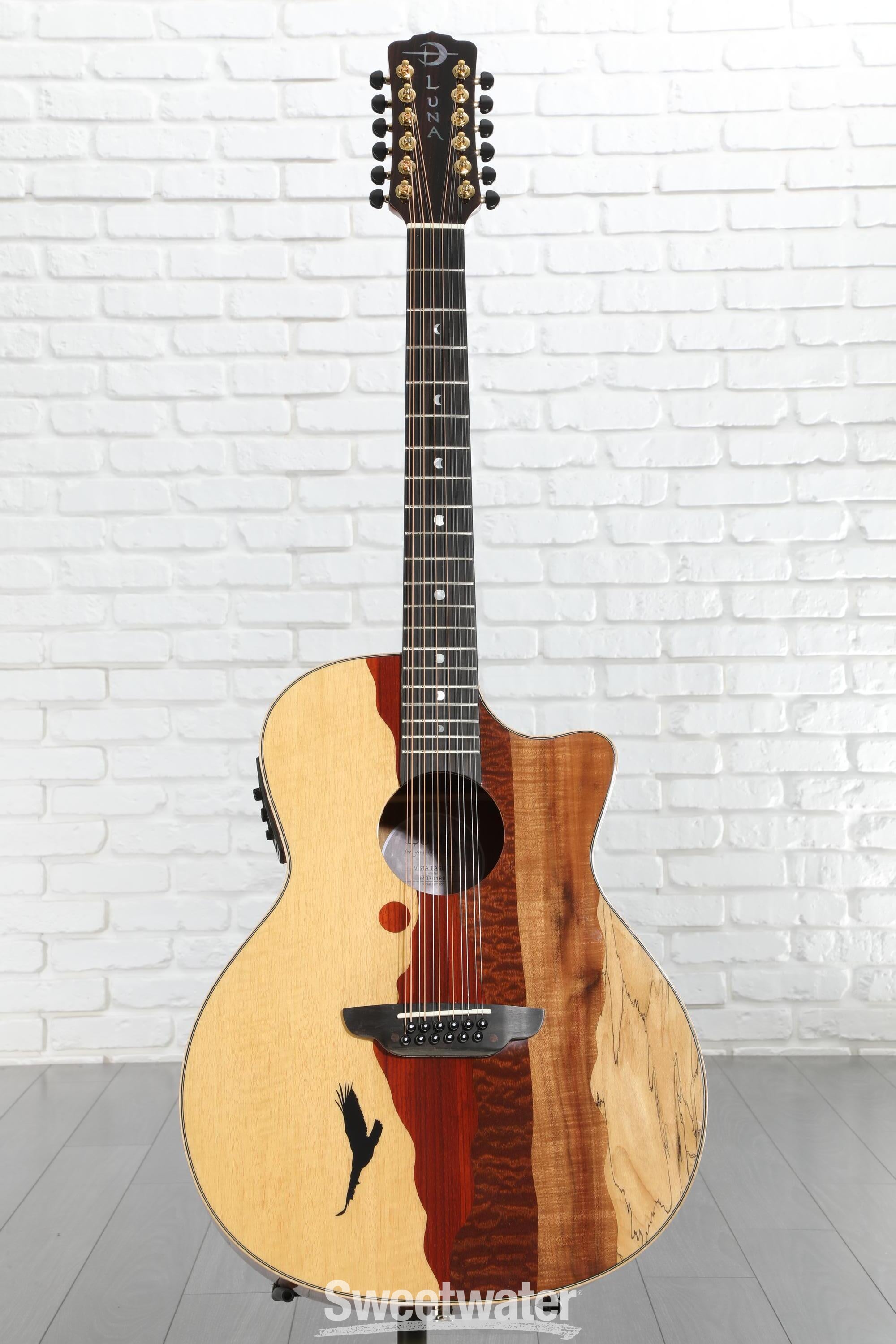 Luna Vista Eagle 12-string Acoustic-electric Guitar - Gloss