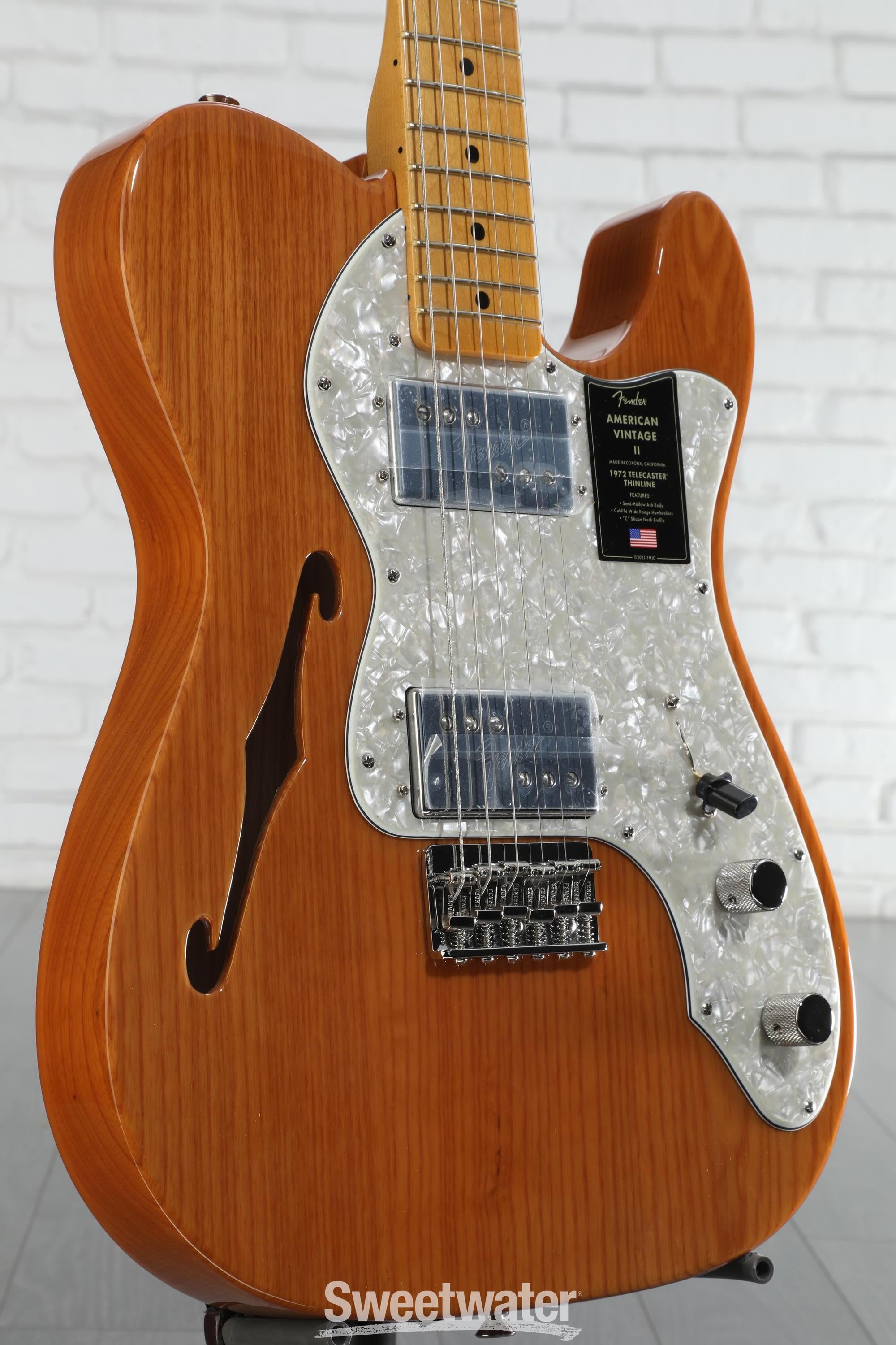 Fender American Vintage II 1972 Telecaster Thinline Electric
