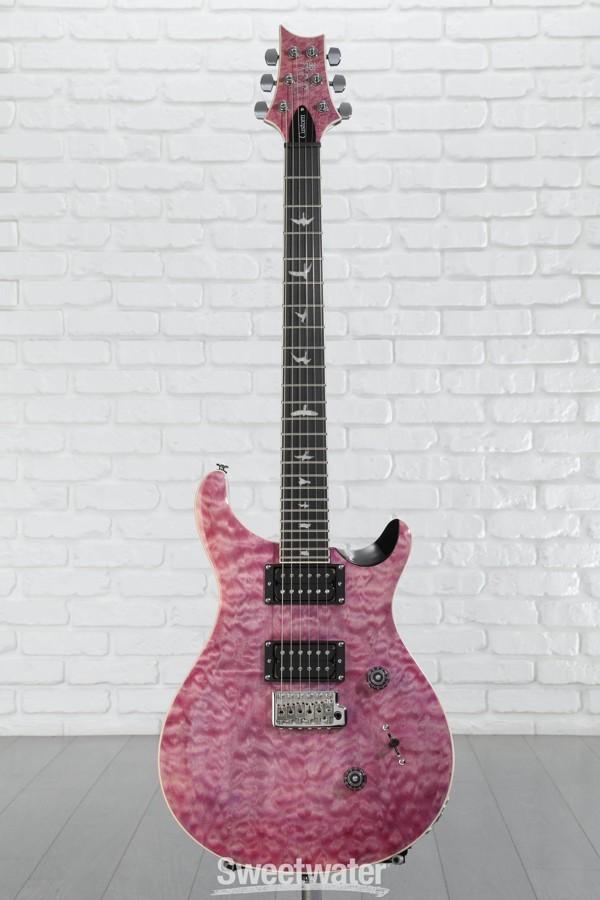 PRS SE Custom 24 Electric Guitar - Quilted Violet | Sweetwater