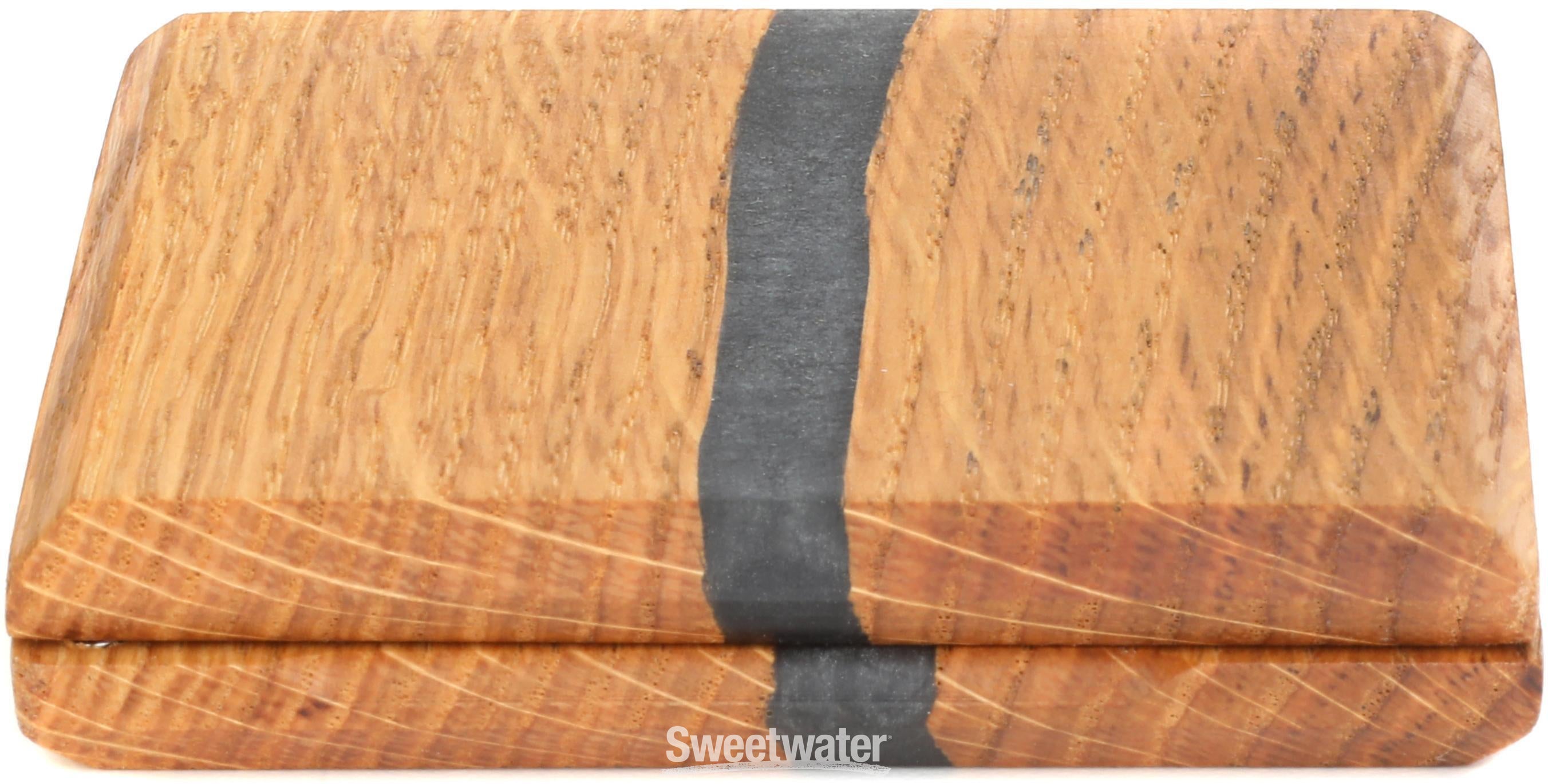 Reediano Oboe Reed Case - Dark Oak with Gray Resin, 8 Reeds