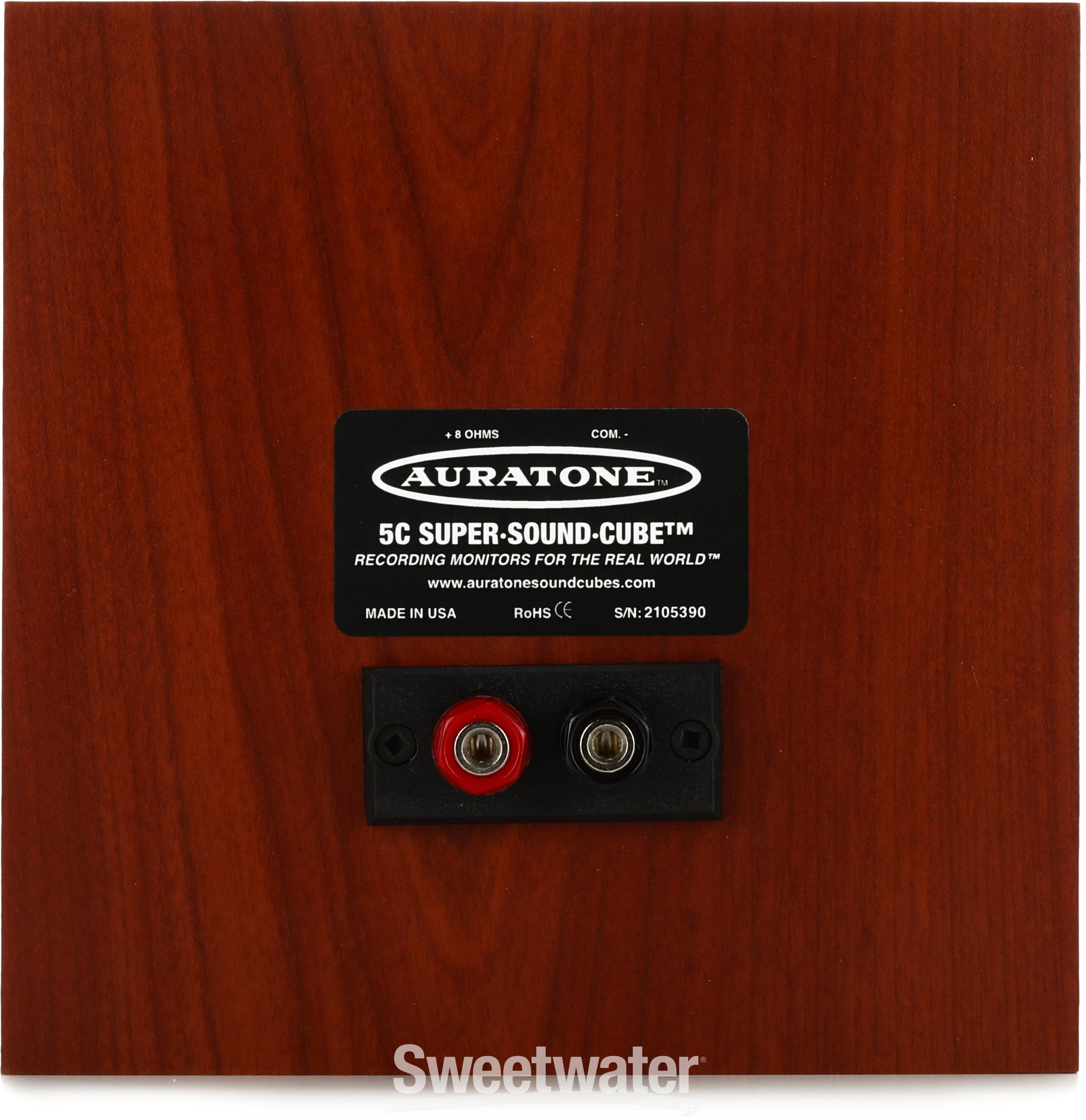 中古品AURATONE 5C SUPER-SOUND-CUBE Auratone 5C Super Sound Cube Pair Mahogany | ZenPro Audio