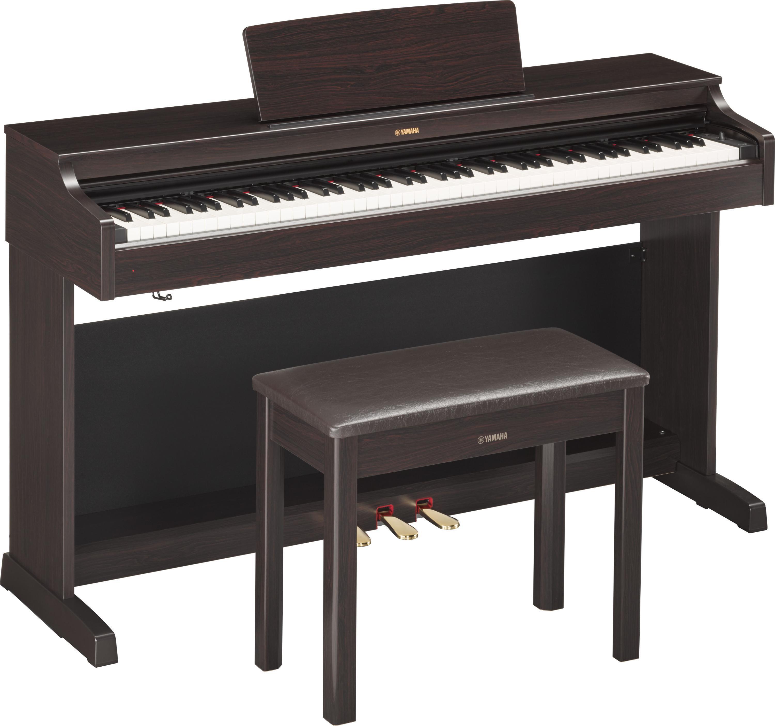 ☆送料無料☆★美品★ YAMAHA 電子ピアノ YDP-163R (16年製) Yamaha Arius YDP-163R Digital Home Piano with Bench
