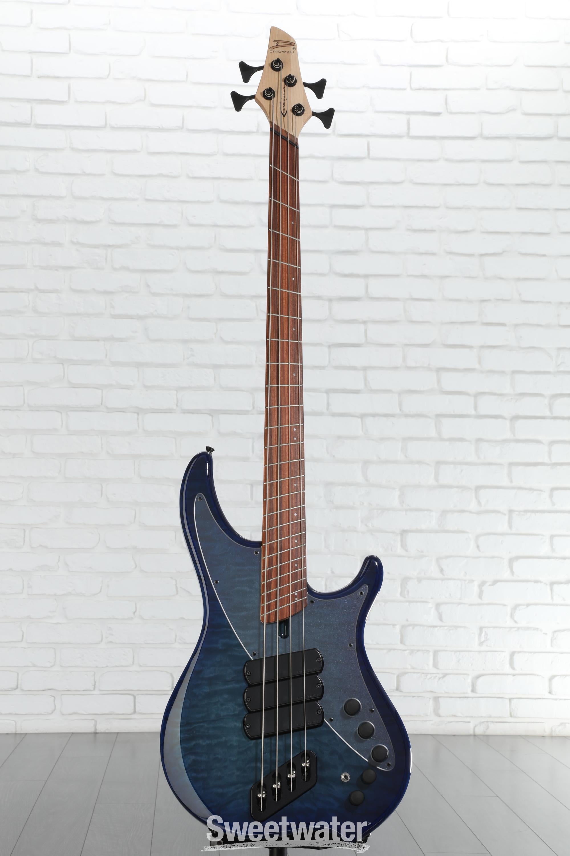 Dingwall Guitars Combustion Nashville Edition Electric Bass Guitar - Indigoburst