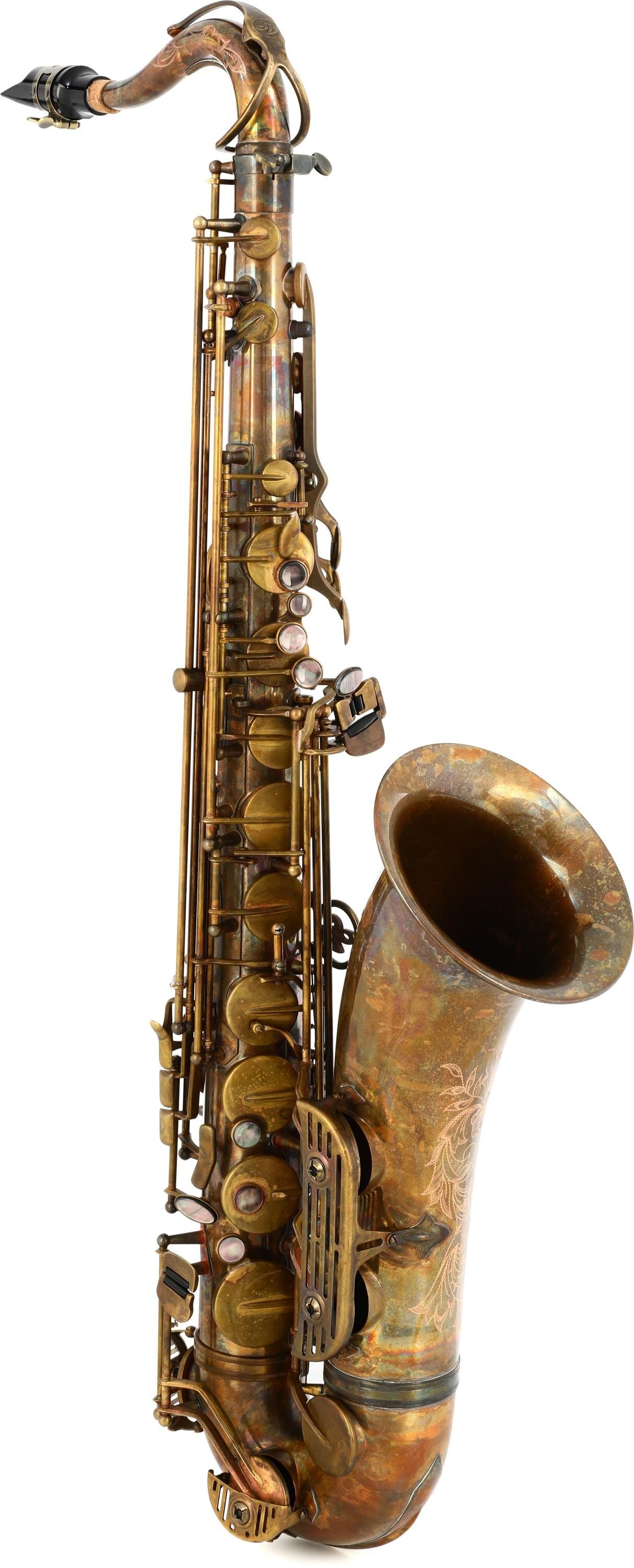 Sax Dakota SDTXR92 XR Series Tenor Saxophone Raw Bronze Sweetwater