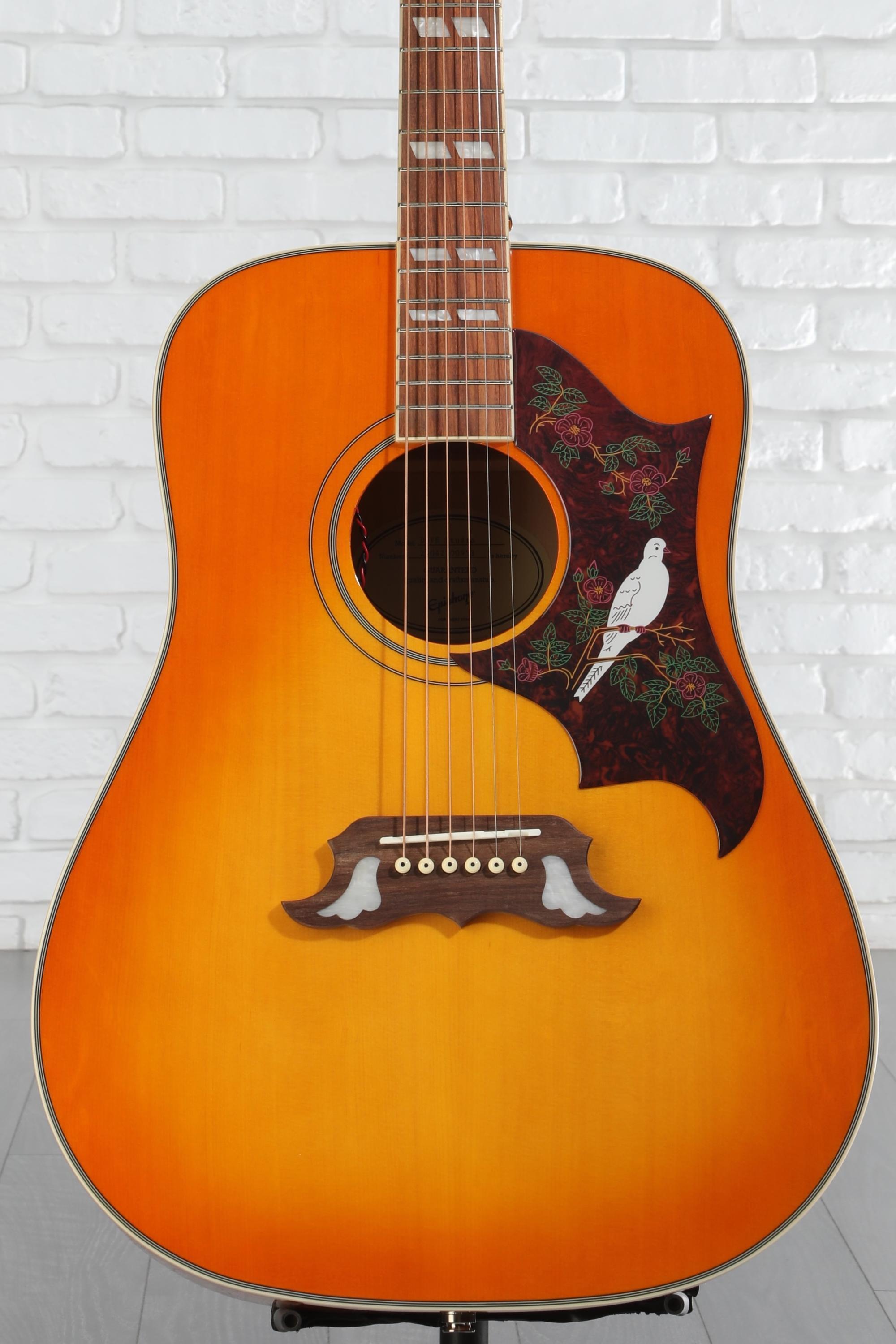 Epiphone Dove Studio Acoustic-electric Guitar - Violin Burst