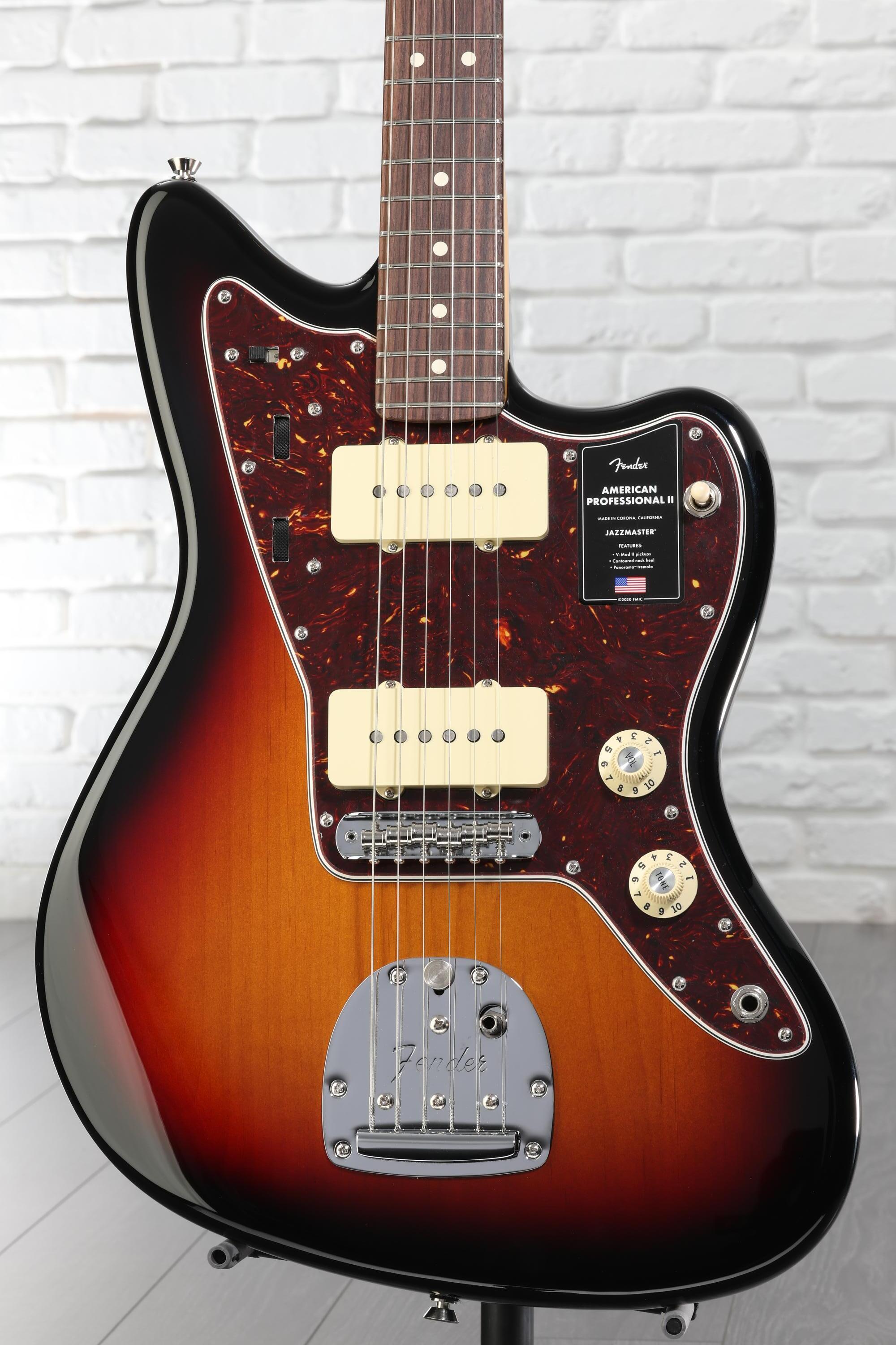 ギター Fender AmericanProII Jazzmaster Fender American Professional II Jazzmaster - Mercury with Rosewood