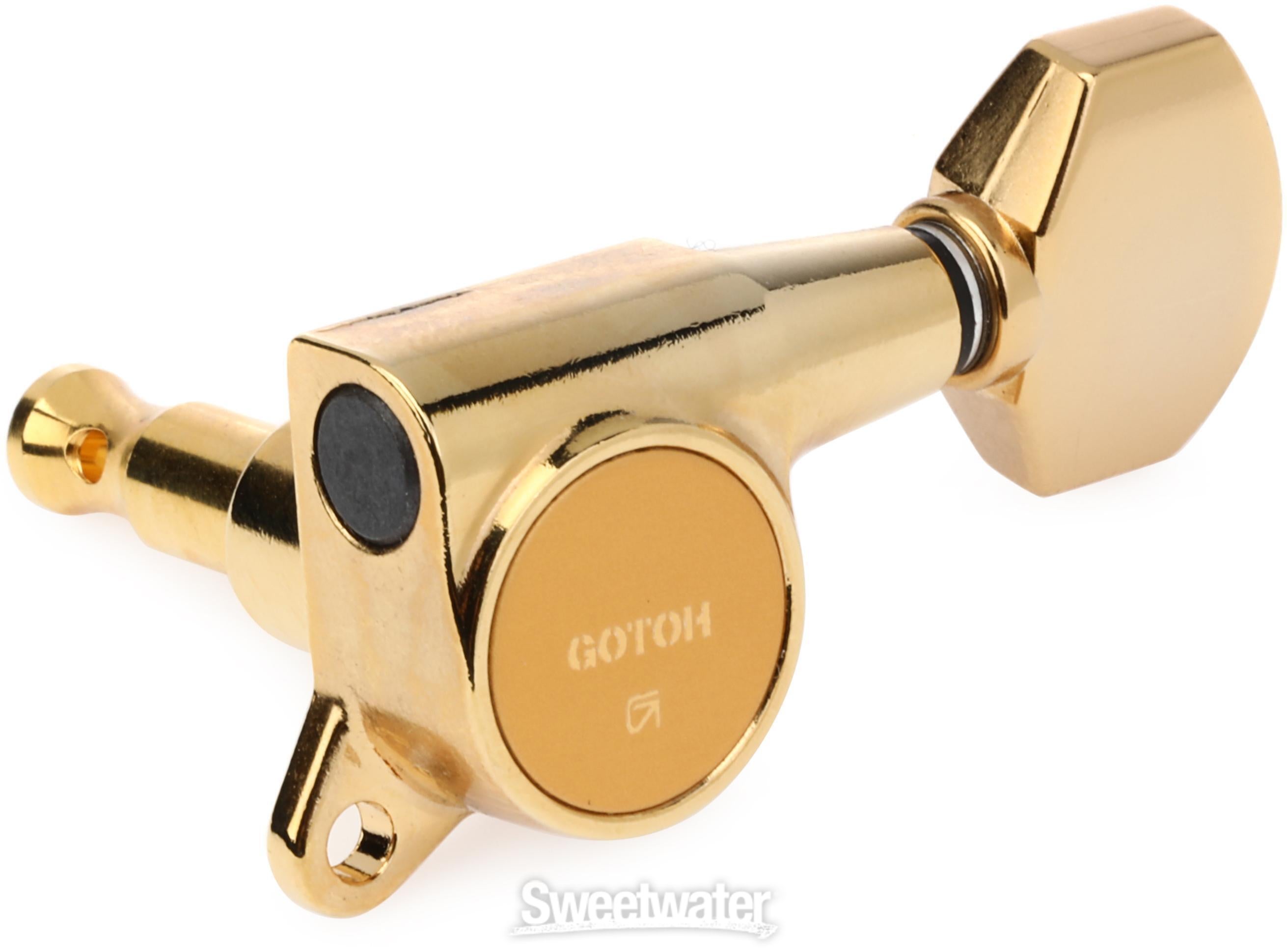 Gotoh SG381-07 Tuners - 6 In-line Right-handed, Gold