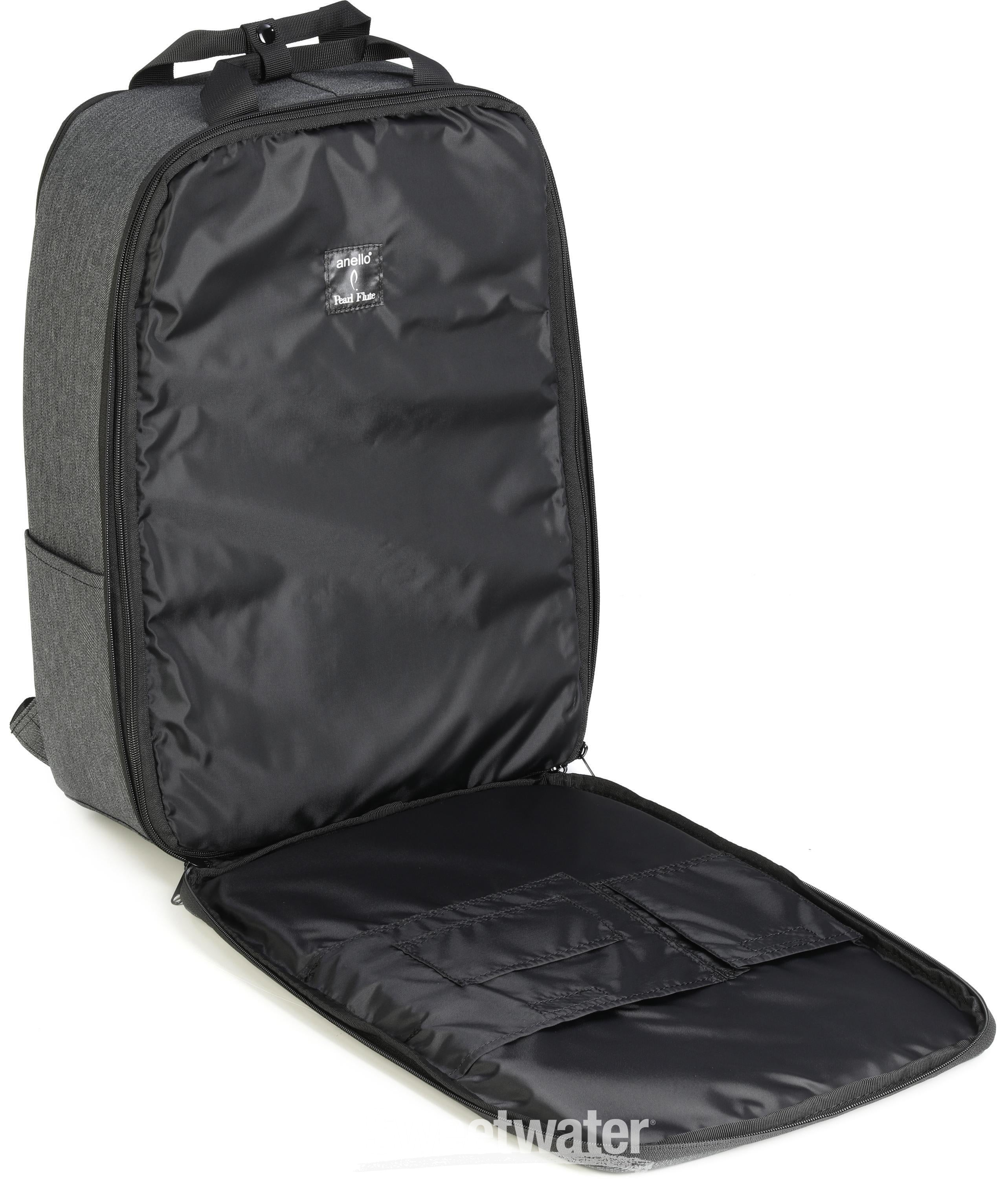 Pearl Flutes x Anello 3-flute Backpack - Denim Black | Sweetwater