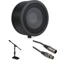 Photo of Solomon LoFReQ Sub-style Dynamic Microphone Bundle with Stand and Cable - Black