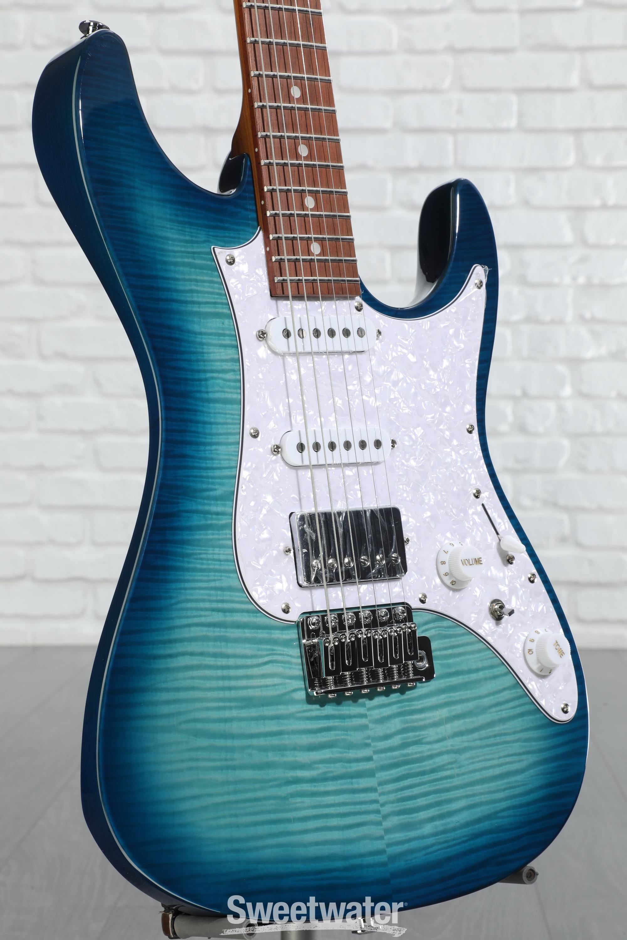 Ibanez Standard AZ22S1F Electric Guitar - Transparent Turquoise