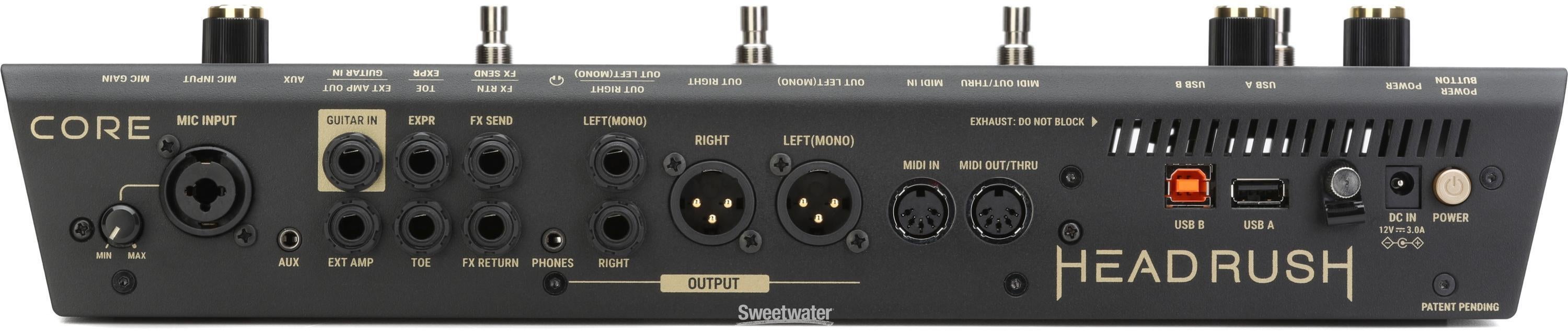 Headrush Core Guitar Multi-effect/Amp Modeler/Vocal