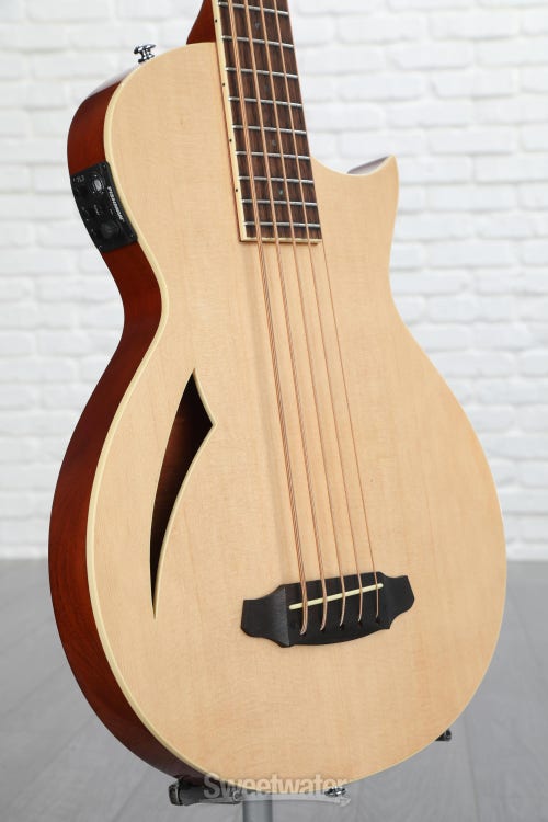 LTD Thinline TL-4 Natural 4-String Acoustic Electric Bass Guitar