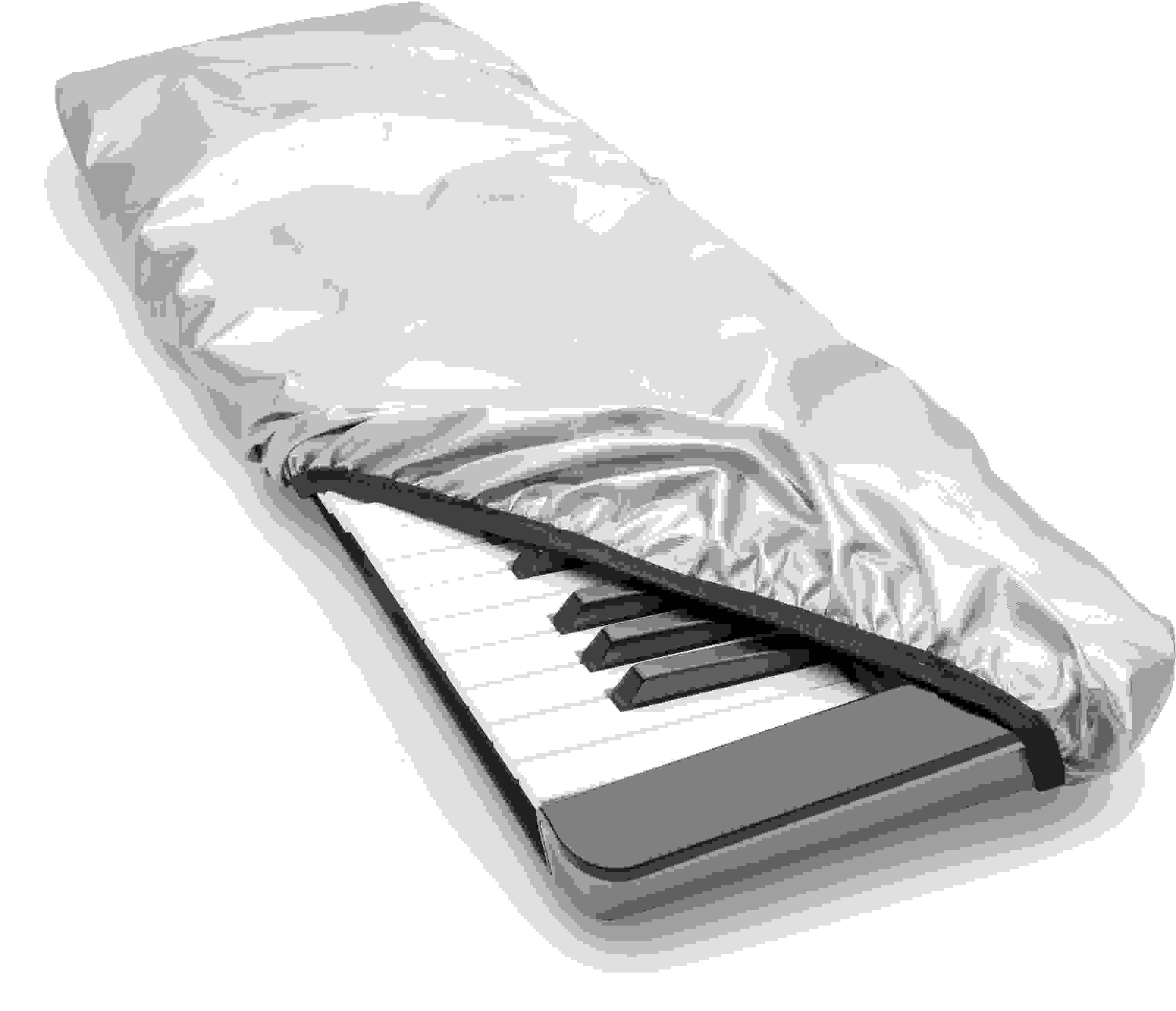 Maloney Stagegear Covers Reversible Black And Silver Keyboard Cover 48 56 Inches