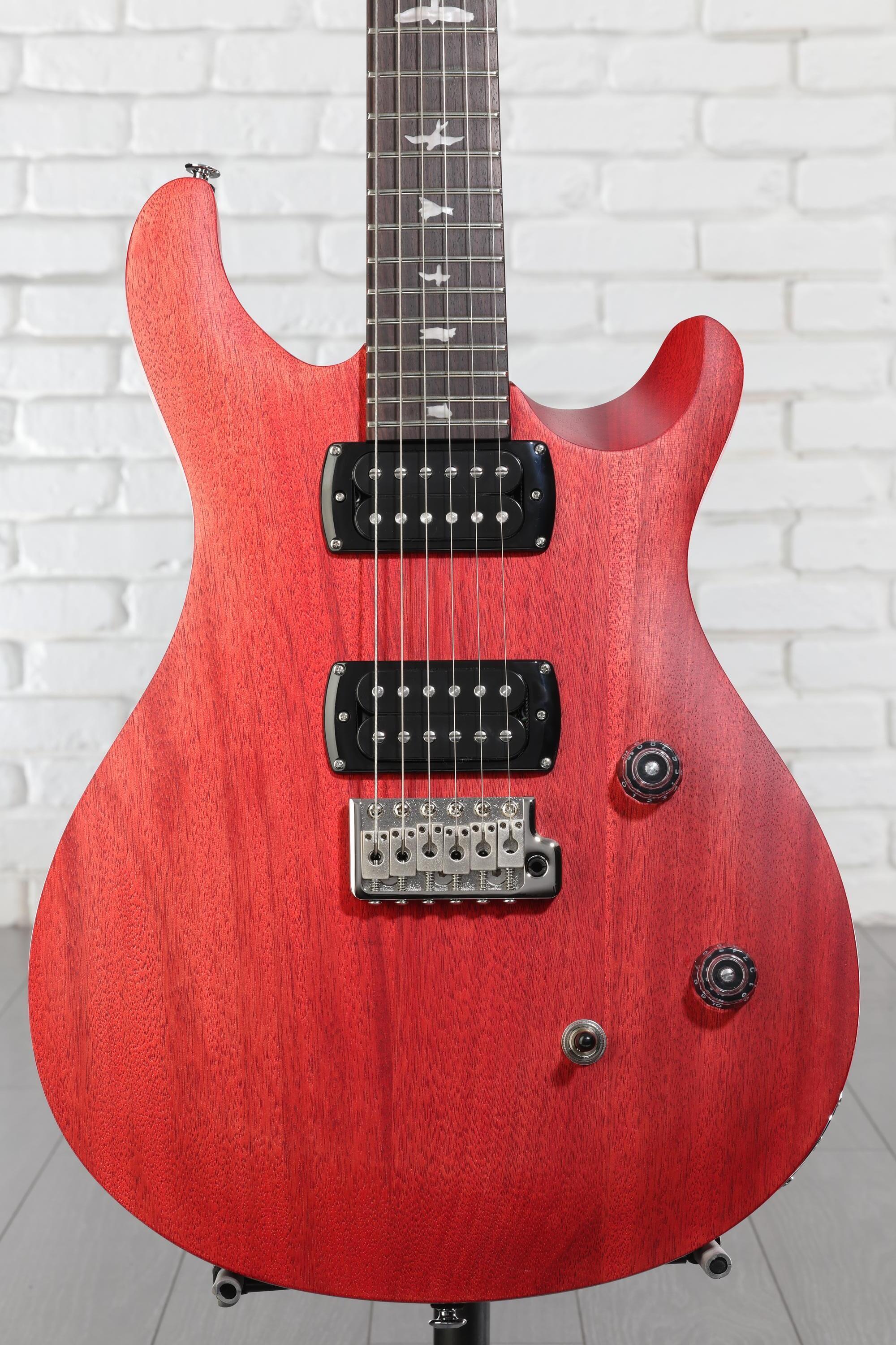 PRS SE CE 24 Standard Satin Electric Guitar - Vintage Cherry Satin