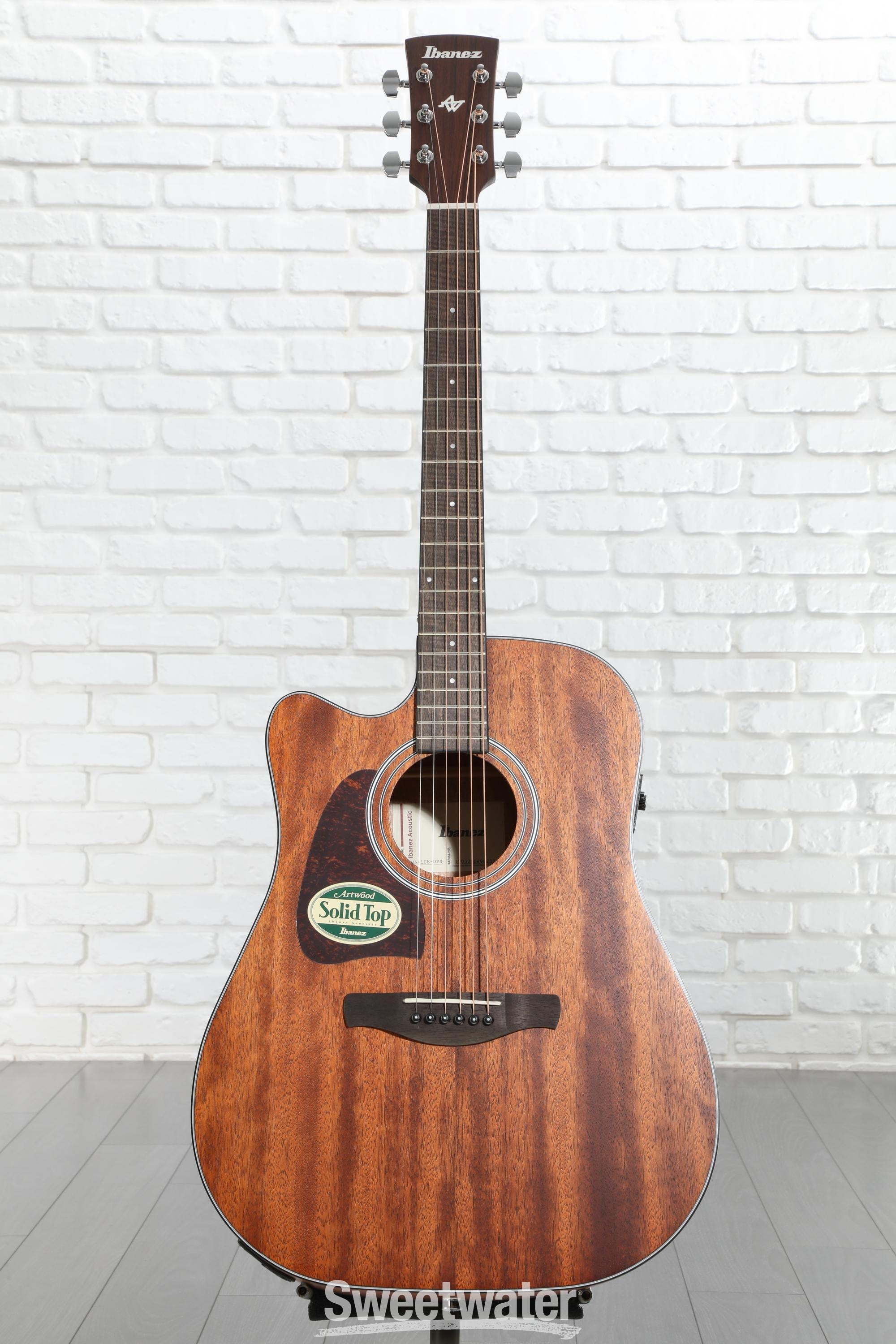 Ibanez AW54LCE Acoustic-Electric Guitar - Open Pore Natural