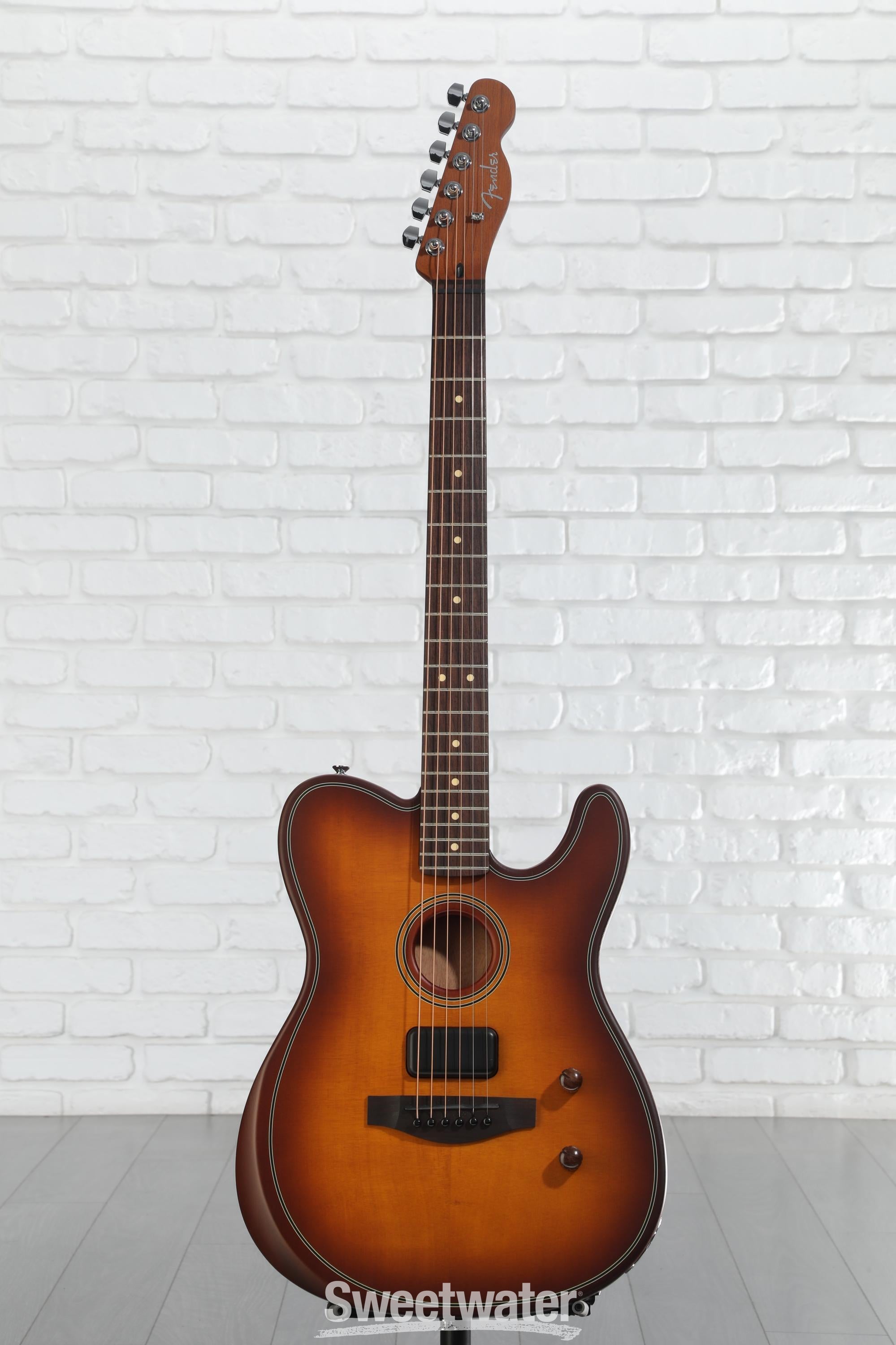 Fender Acoustasonic Standard Telecaster Acoustic-electric Guitar - Honey Burst