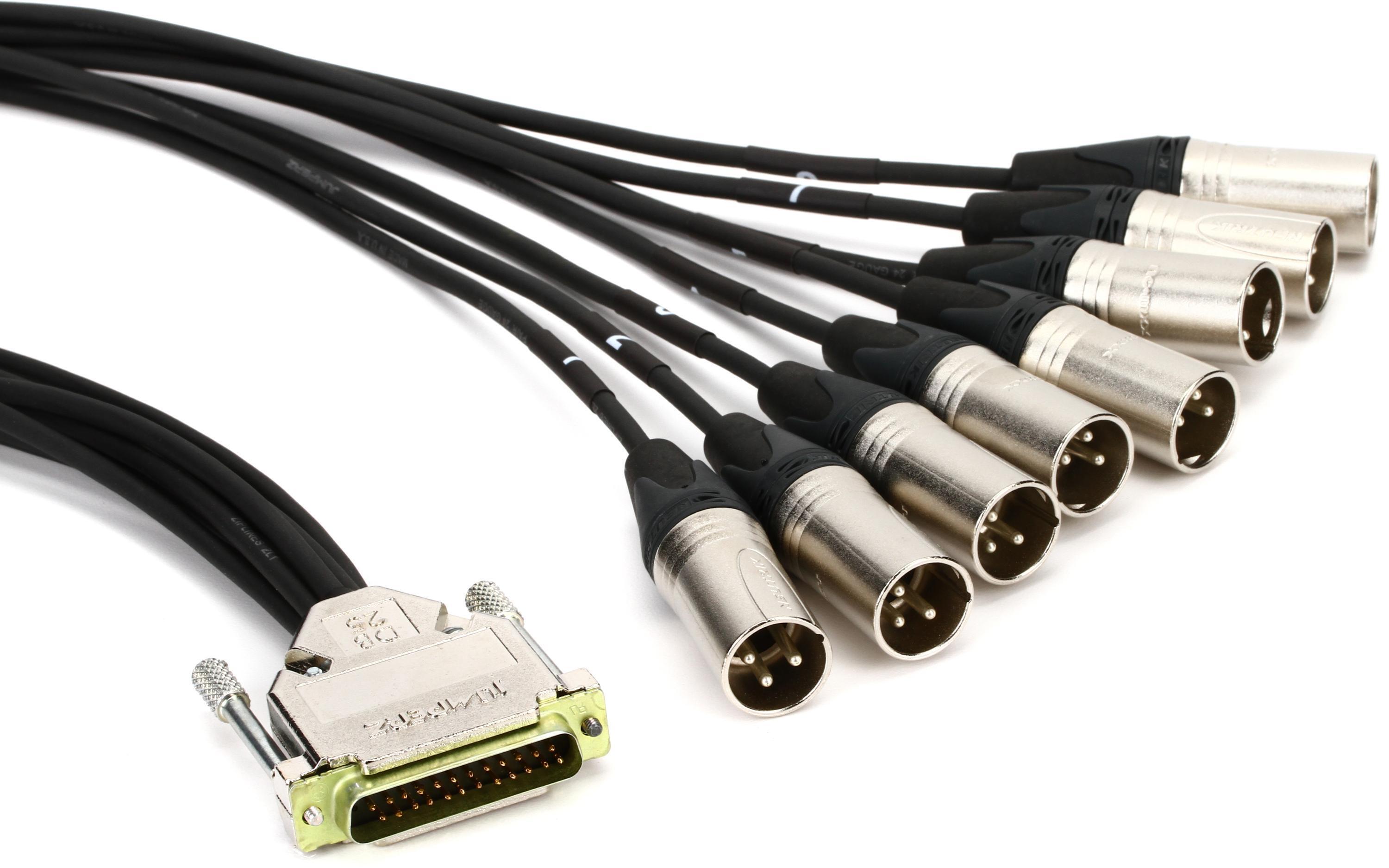 めーぷる JUMPERZ JDB25-XLRF ZipLine DB25 to XLR Female 8-channel Analog