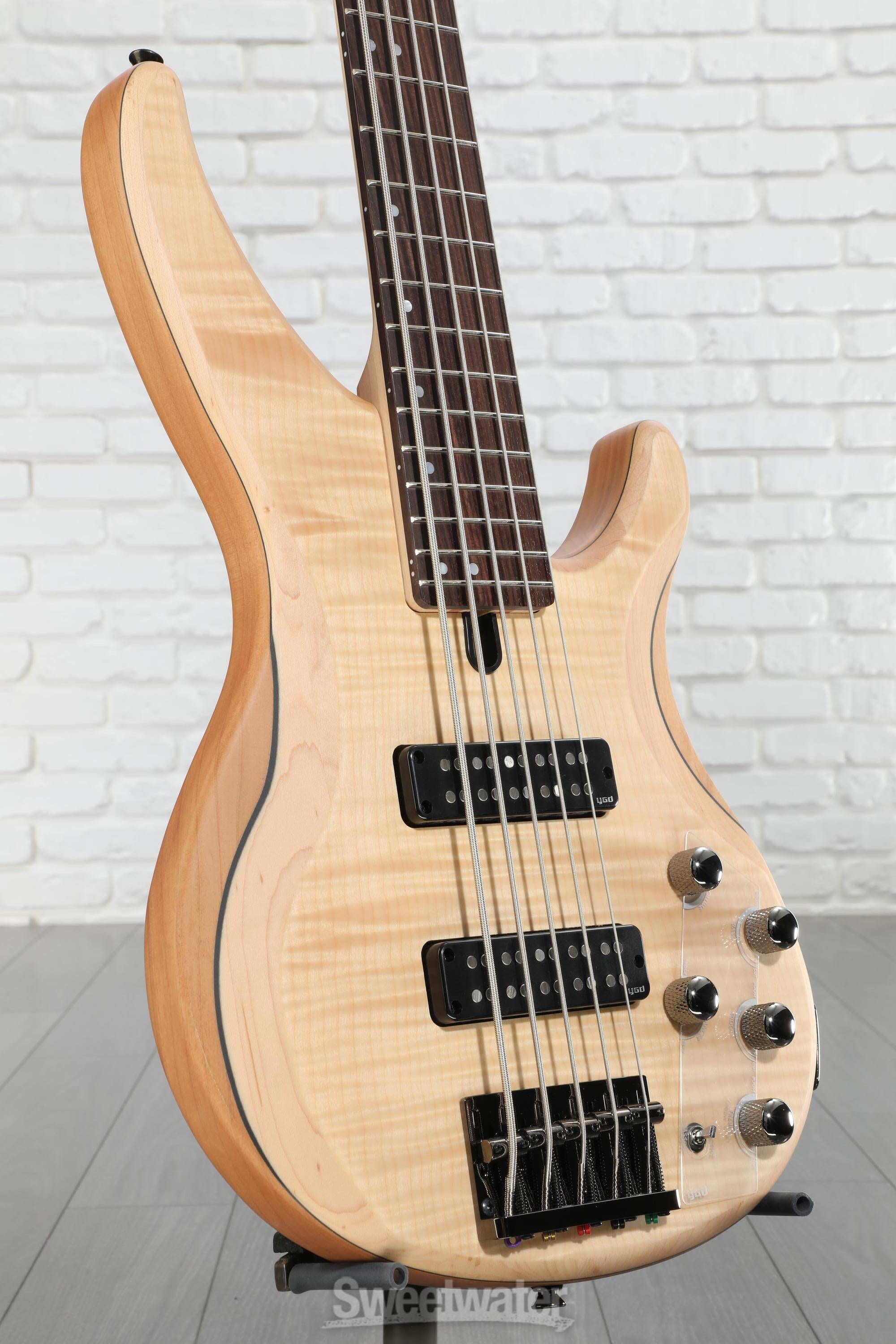 Yamaha TRBX605FM 5-string Bass Guitar - Natural Satin | Sweetwater