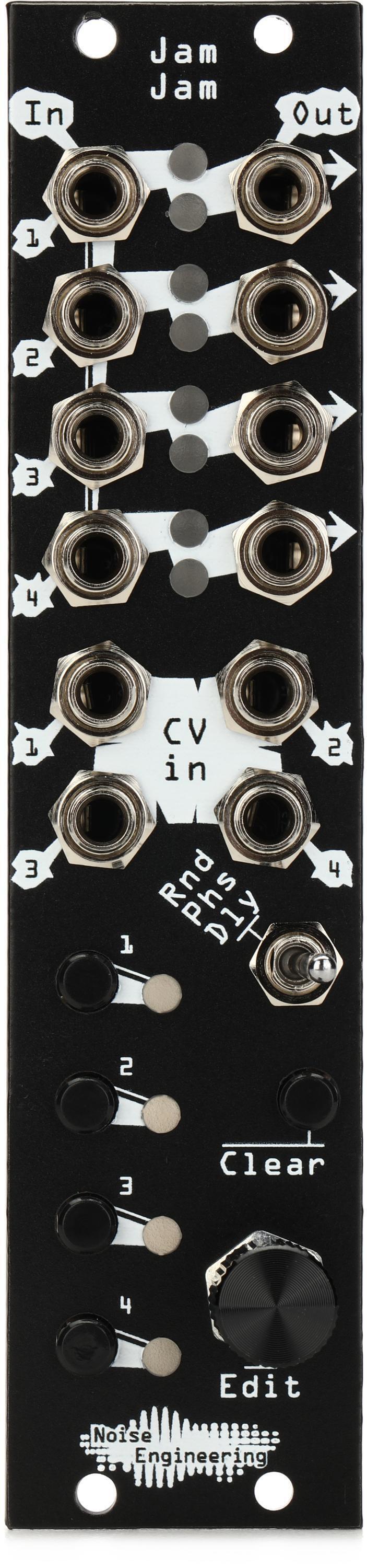 Photo of Noise Engineering Jam Jam 4-channel Multimode CV and Clock Processor Eurorack Module - Black