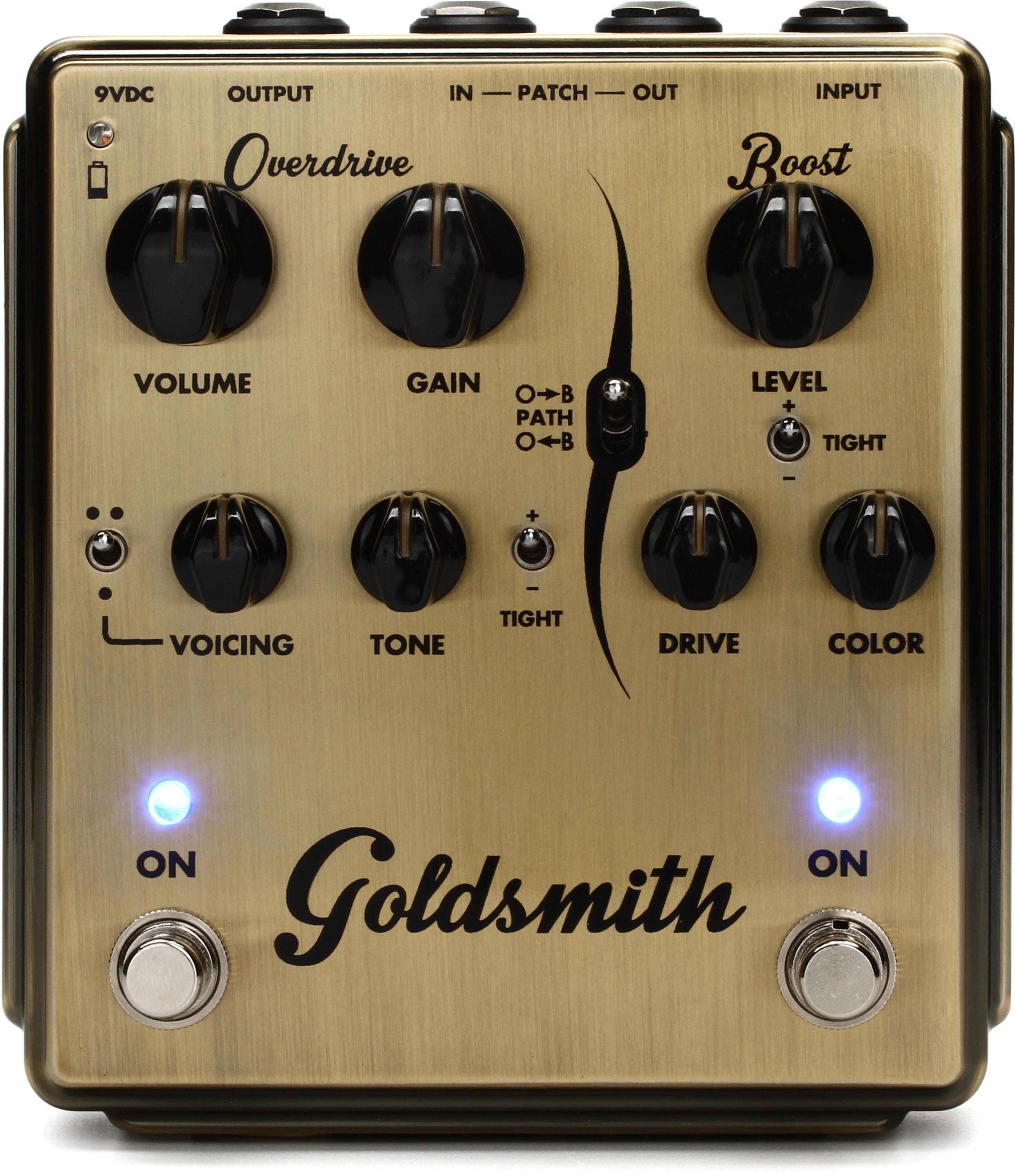 Egnater Goldsmith Overdrive and Boost Pedal Reviews | Sweetwater