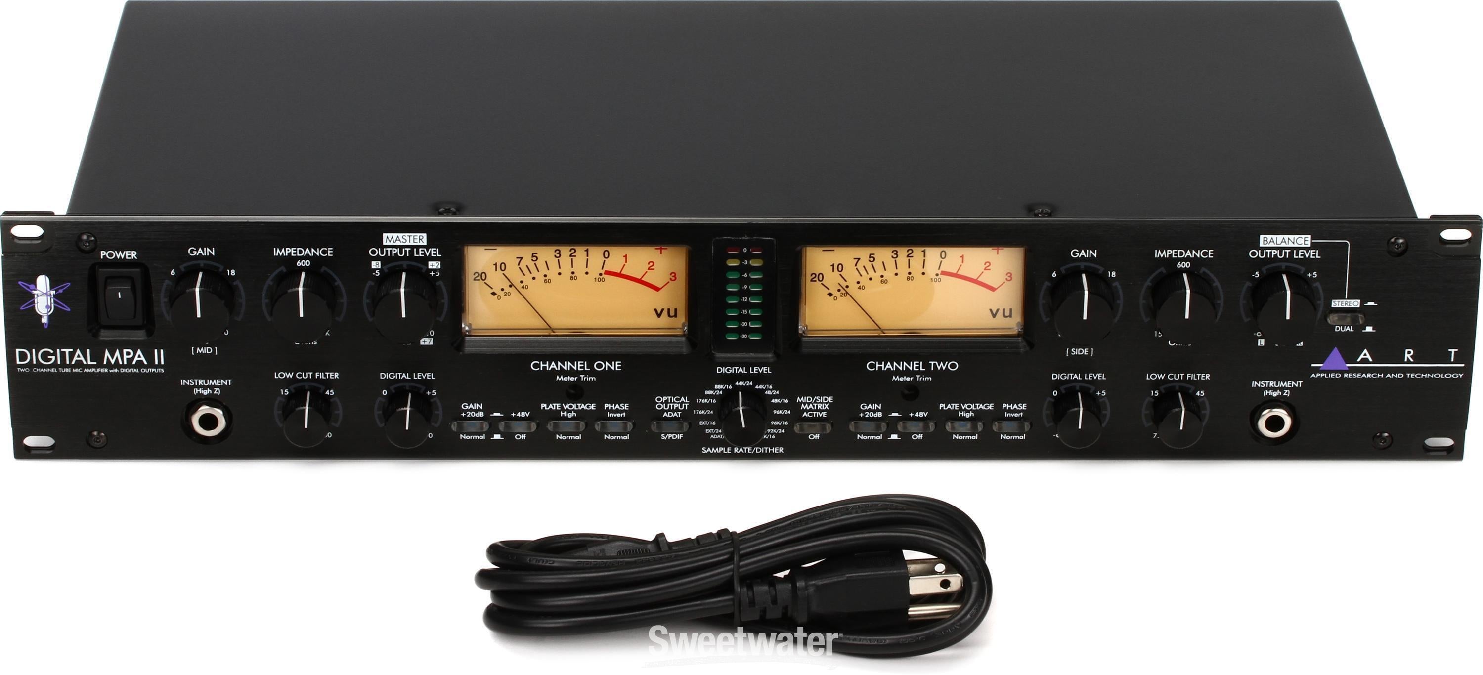 ART Digital MPA II 2-channel Tube Microphone Preamp | Sweetwater