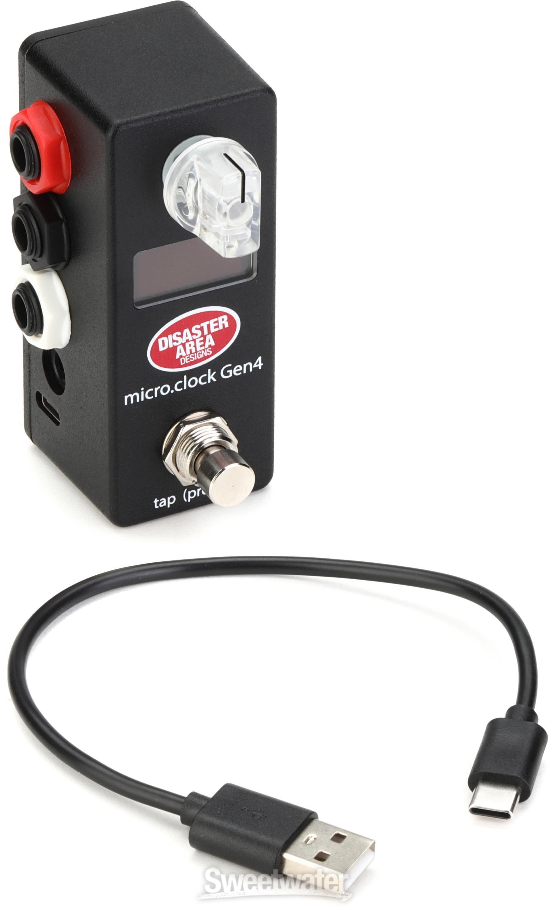 Disaster Area Designs micro.clock Gen4 MIDI Tap Tempo and Clock