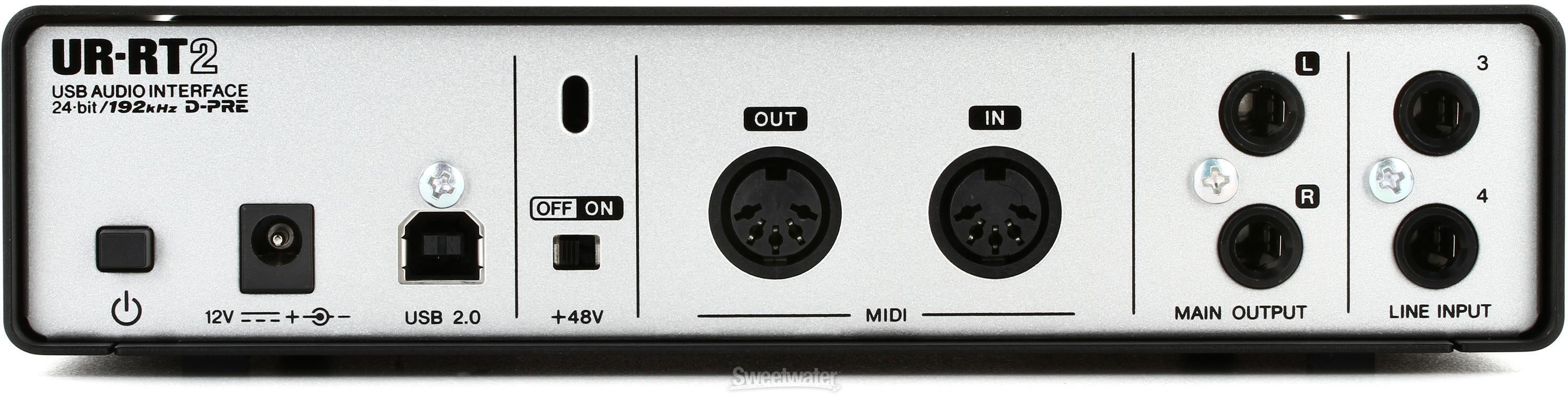 UR-RT2 USB Audio Interface with 2 Rupert Neve Transformers - Sweetwater