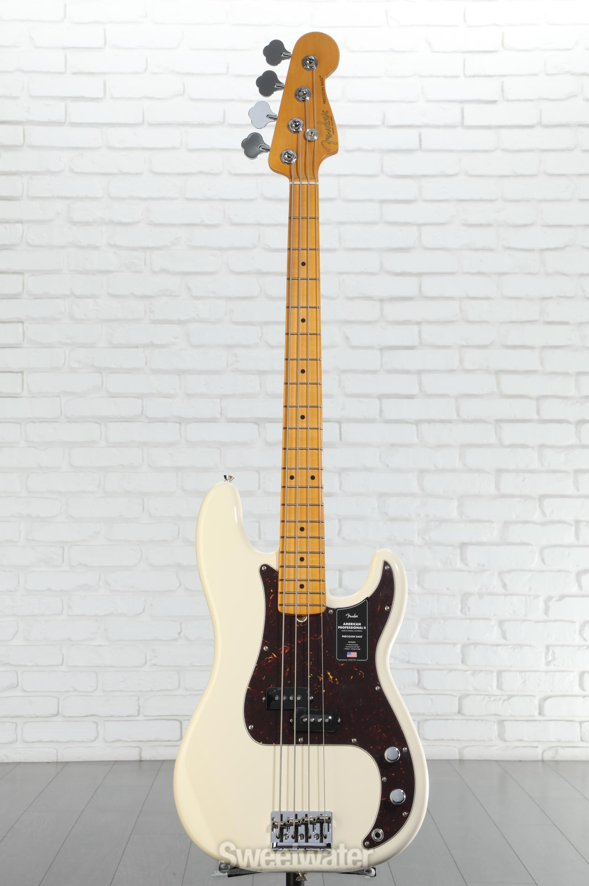 ベース American Professional II Precision Bass Fender American Professional II Precision Bass - Olympic