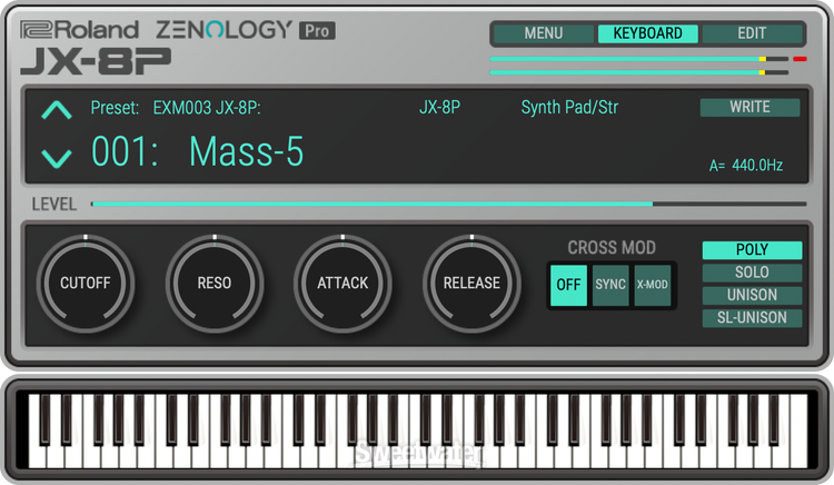 Roland JX-8P Model Expansion Polyphonic Synthesizer for