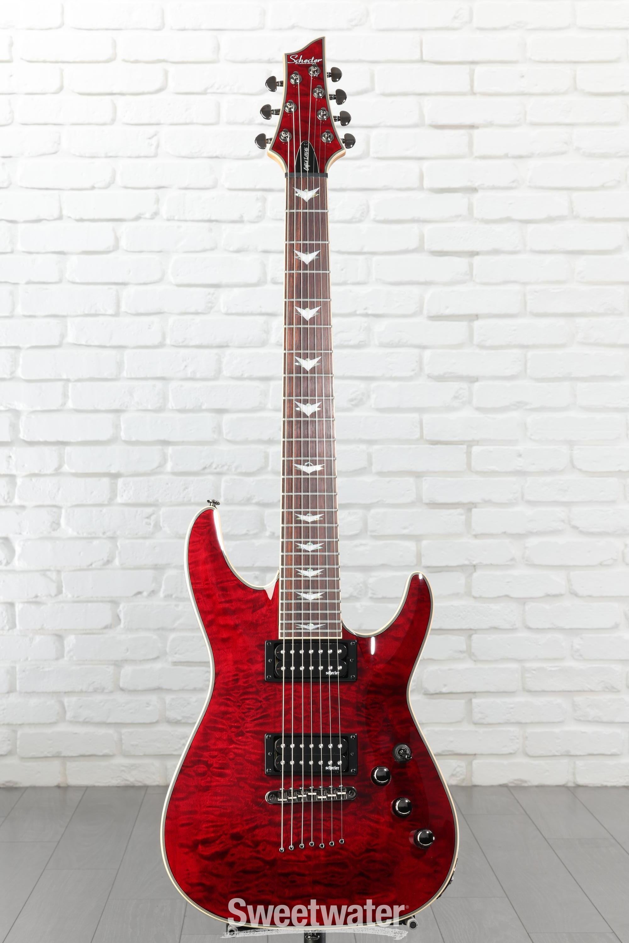 Schecter Omen Extreme-7 Electric Guitar - Black Cherry | Sweetwater
